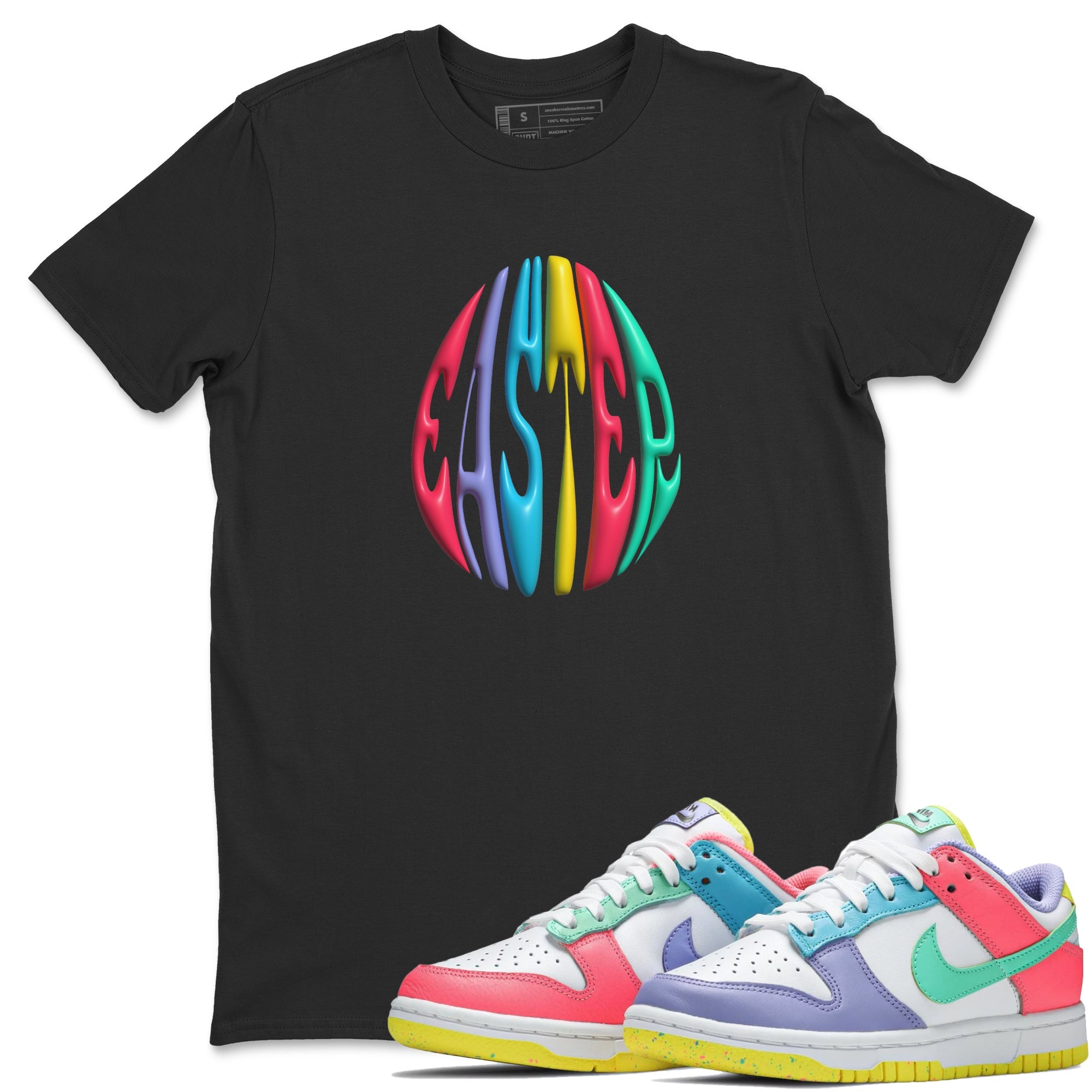 3D Easter Typo Unisex Tshirt – Dunk Easter Candy