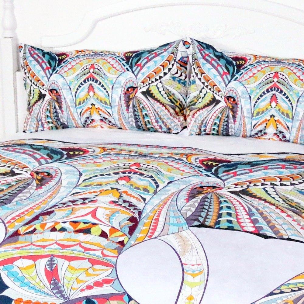 3D Elephant Bohemian Tyle Art Hop 3D Customized Duvet Cover Bedding Set