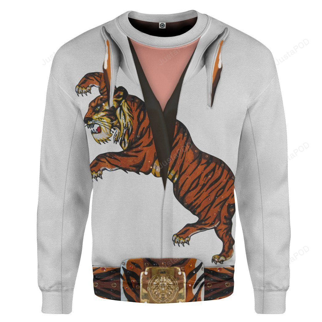 3D ELV PRL Tiger Jumpsuit Sweater