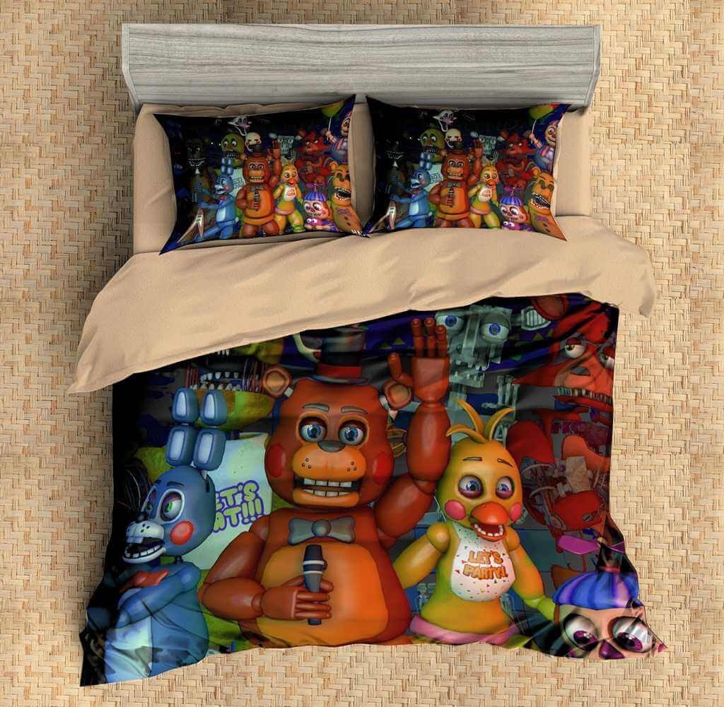 3D Five Nights At Freddy’S Duvet Cover Bedding Set
