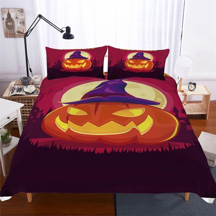 3D Halloween Duvet Cover Bedding Set