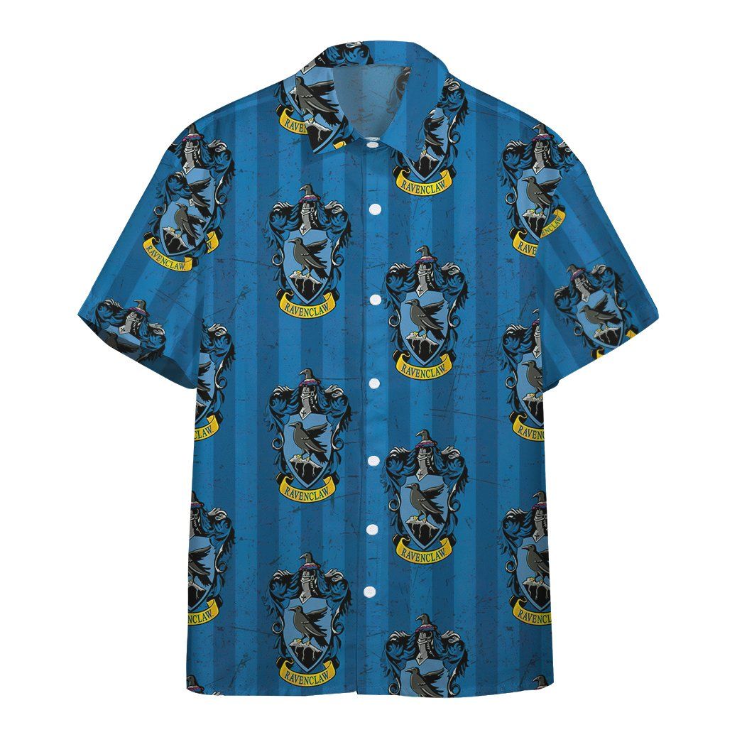 3D Harry Potter Hogwarts Ravenclaw House Pride Crests Custom Hawaii Shirt