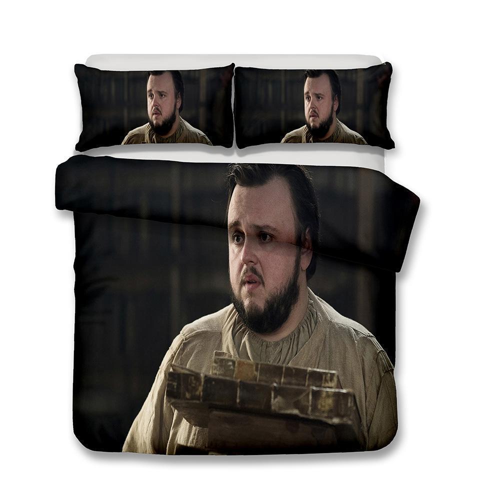 3D Hbo Song Of Ice And Fire Game Of Thrones Printed Customized Sam Tarly Duvet Cover Bedding Set