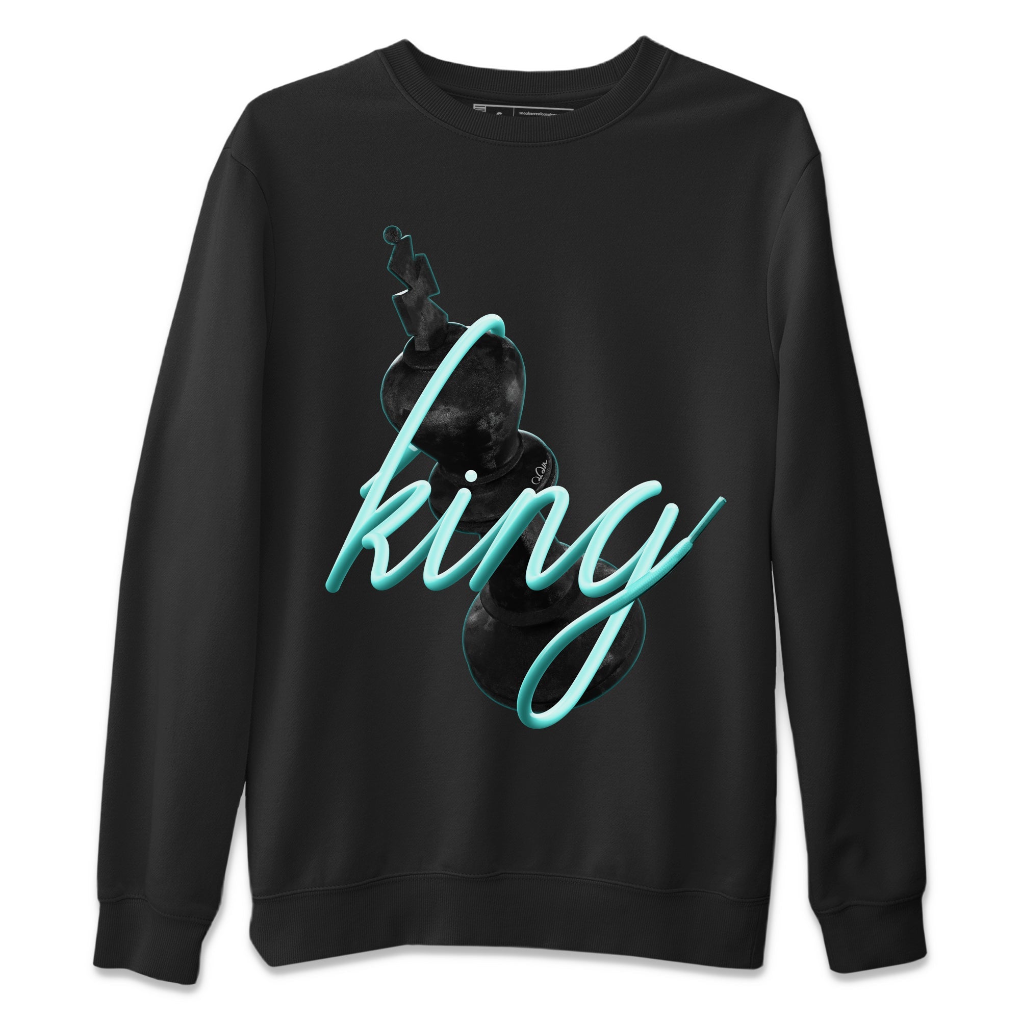 3D King Unisex Sweater – Air Force 1 Tiffany, Sneakers Matching Sweater