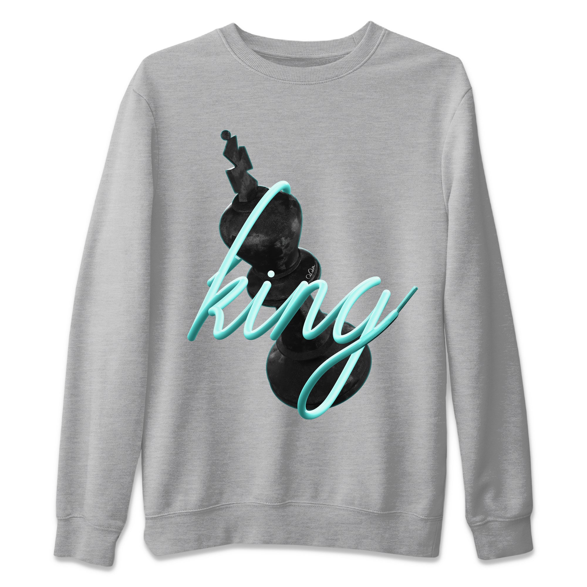 3D King Unisex Sweater – Air Force 1 Tiffany, Sneakers Matching Sweater