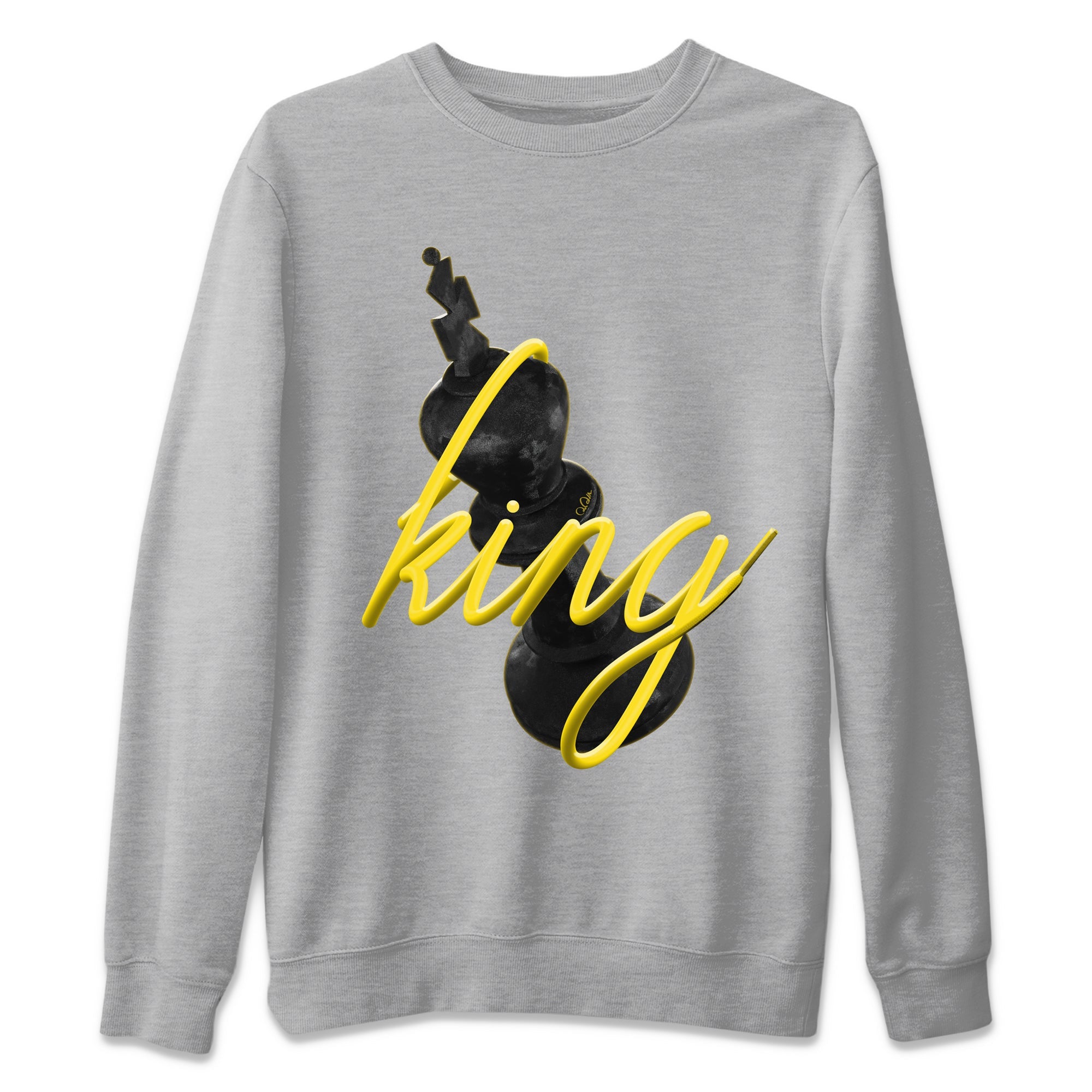3D King Unisex Sweater – Air Jordan 4 Thunder, Sneakers Matching Sweater