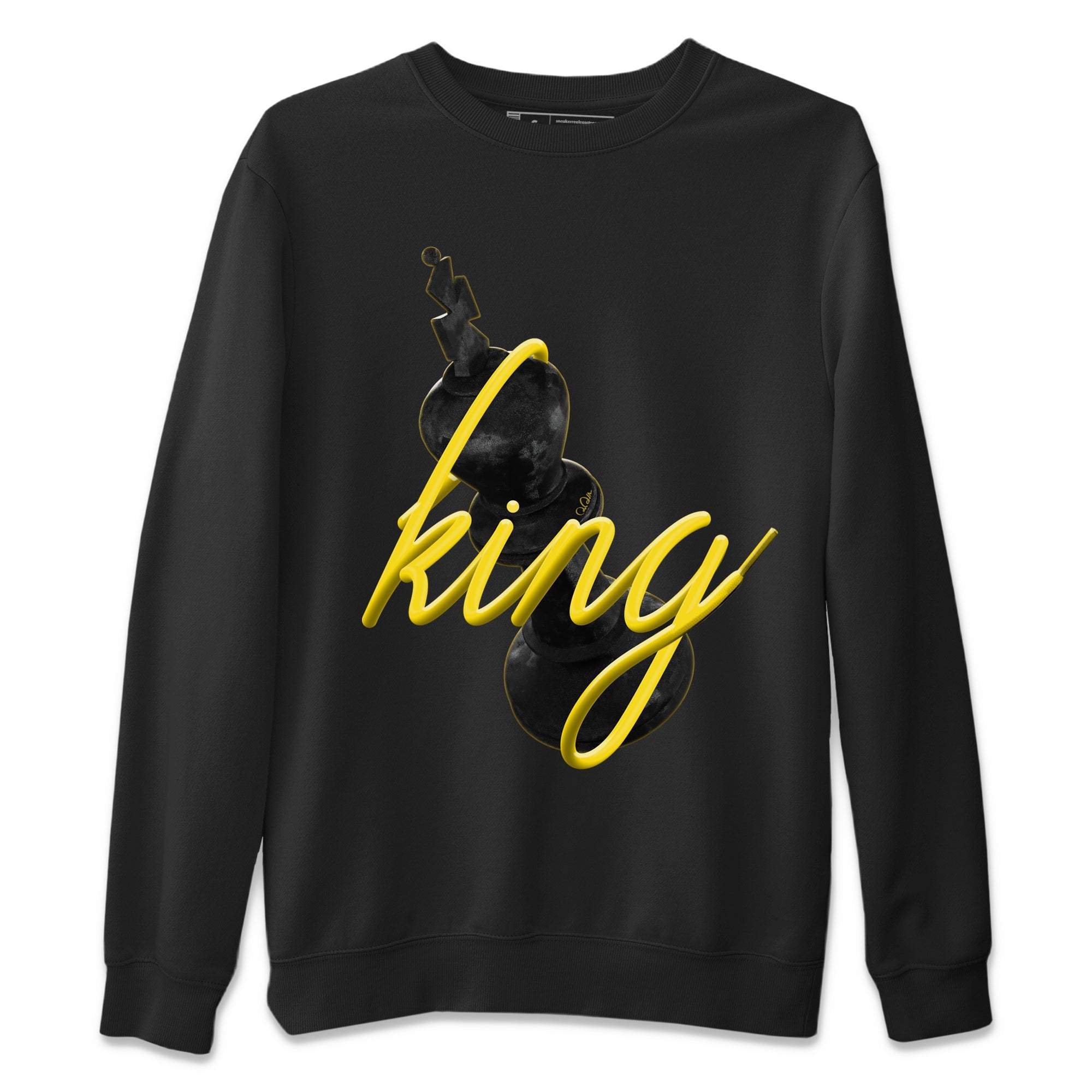 3D King Unisex Sweater – Air Jordan 4 Thunder, Sneakers Matching Sweater
