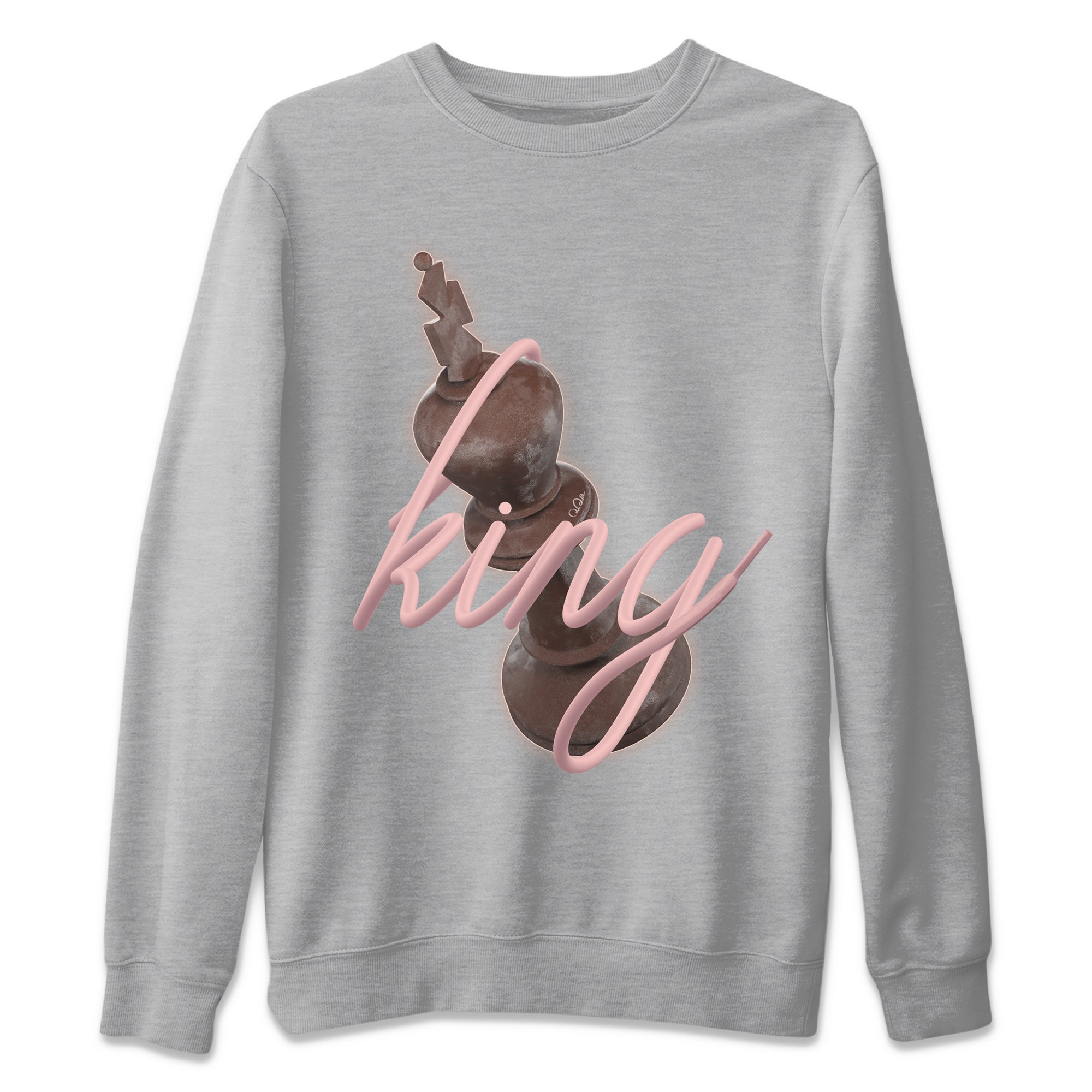 3D King Unisex Sweater – Air More Uptempo Valentines Day, Sneakers Matching Sweater