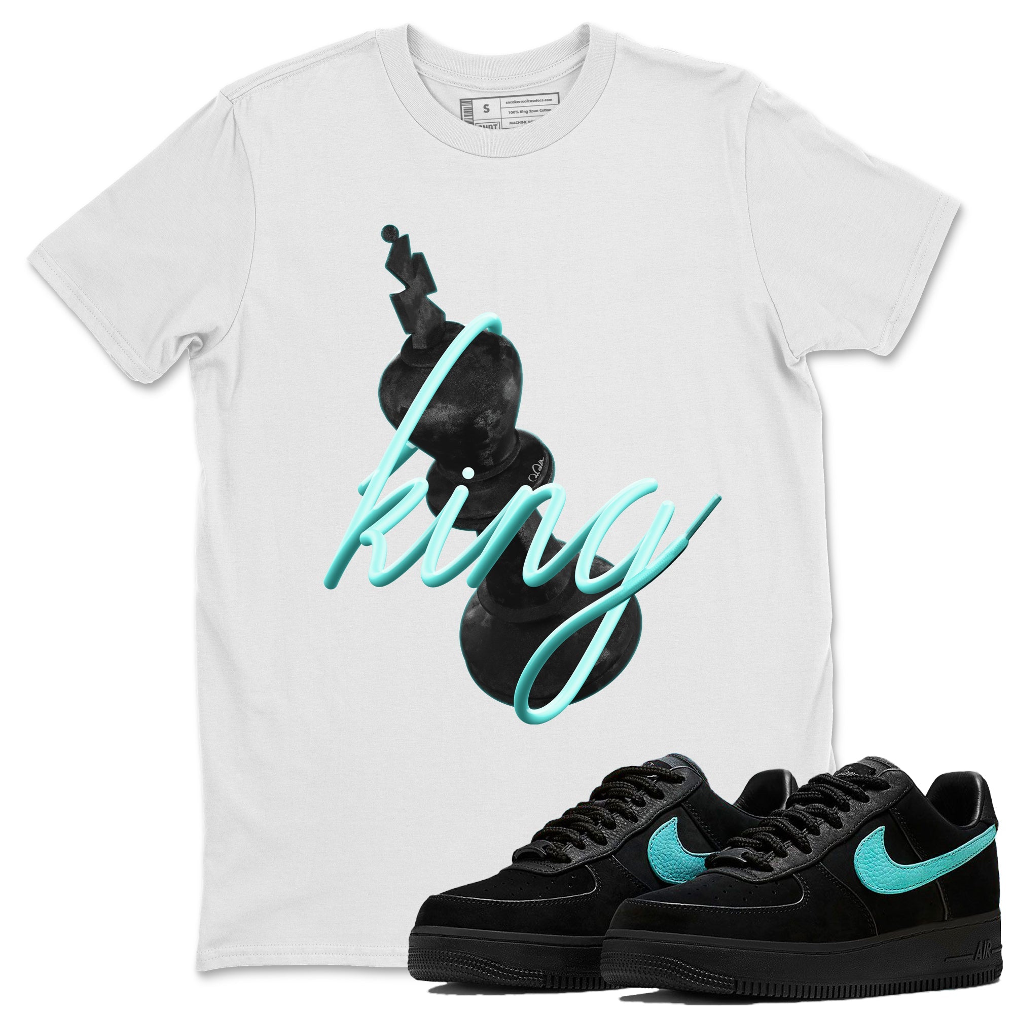 3D King Unisex Tshirt – Air Force 1 Tiffany