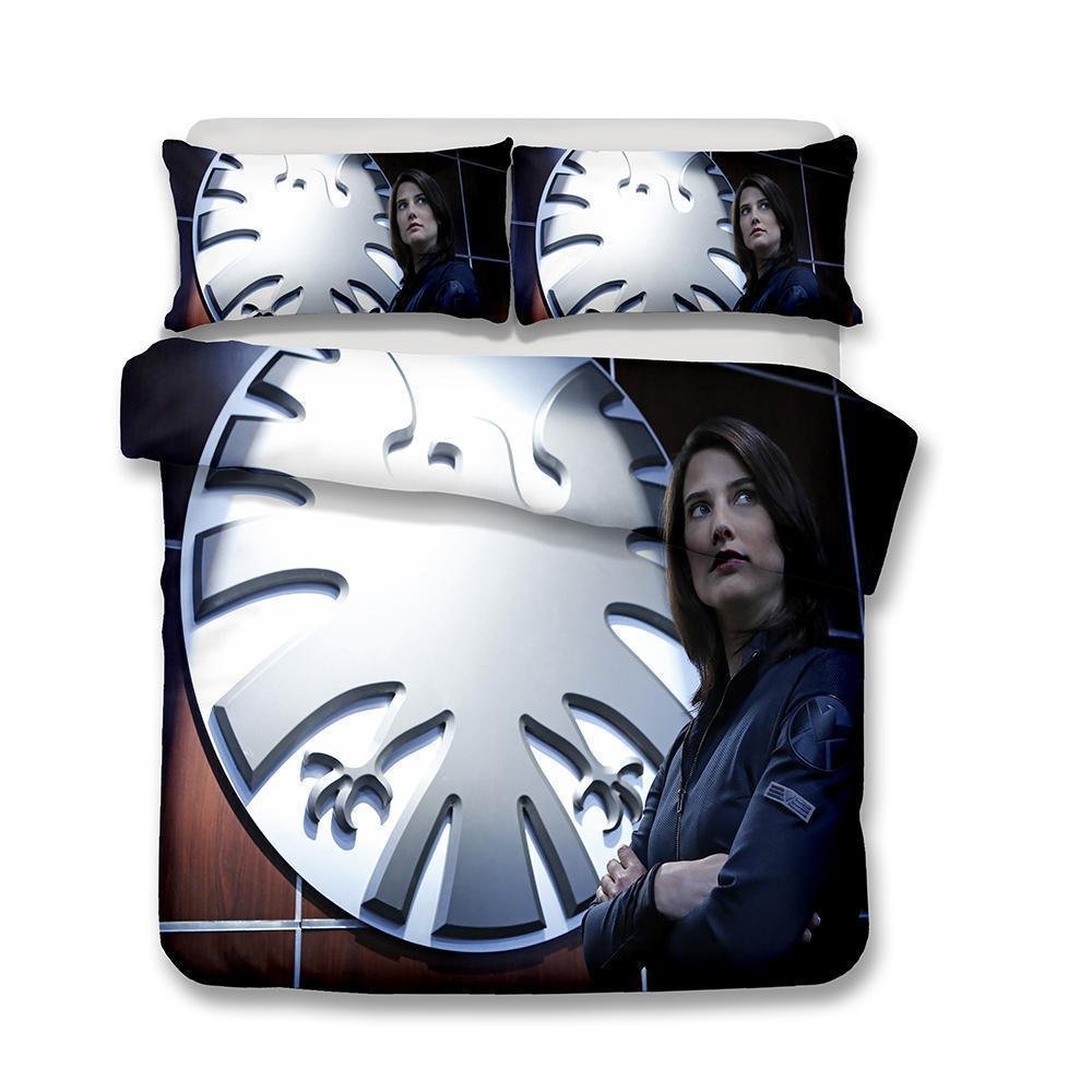 3D Marvel Agents Of Shield Maria Hill Printed Customized S Duvet Cover Bedding Set