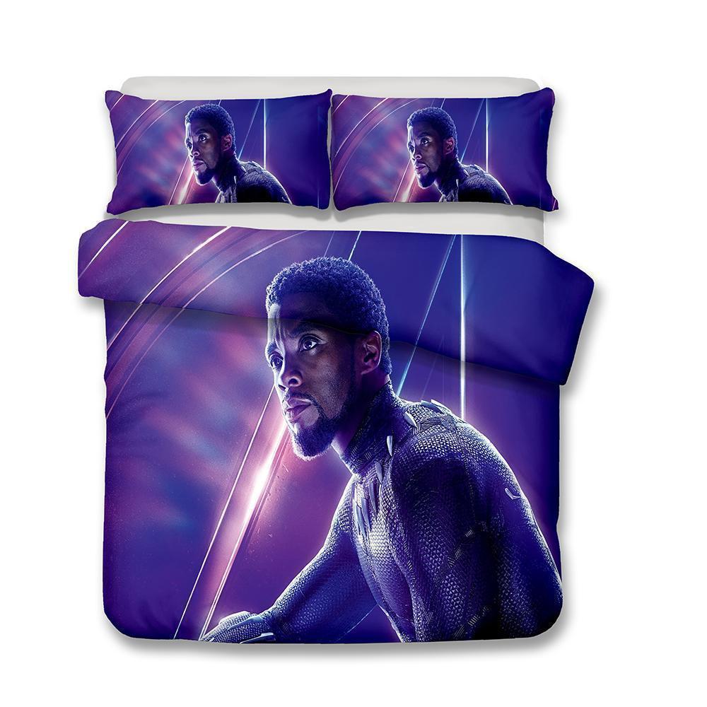 3D Marvel Avengers Infinity War Printed Customized Black Panther T’Challa Duvet Cover Bedding Set