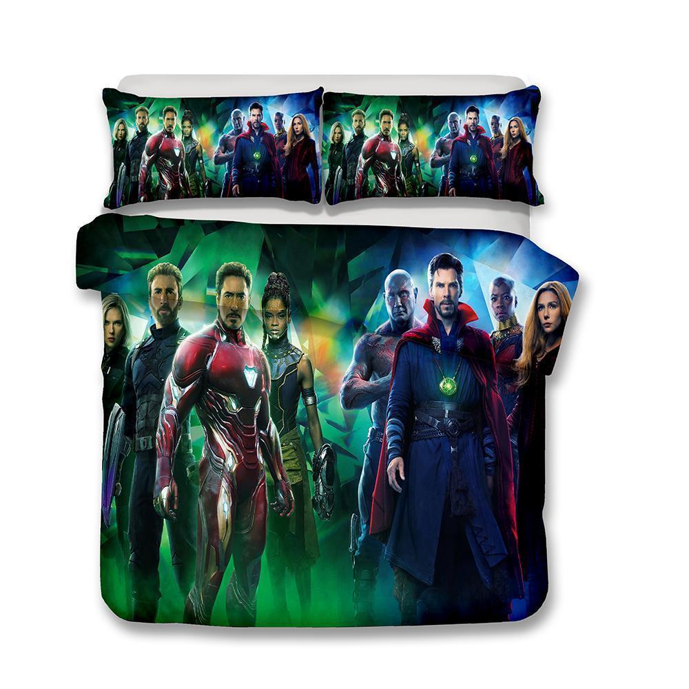 3D Marvel Avengers Infinity War Printed Customized S Duvet Cover Bedding Set