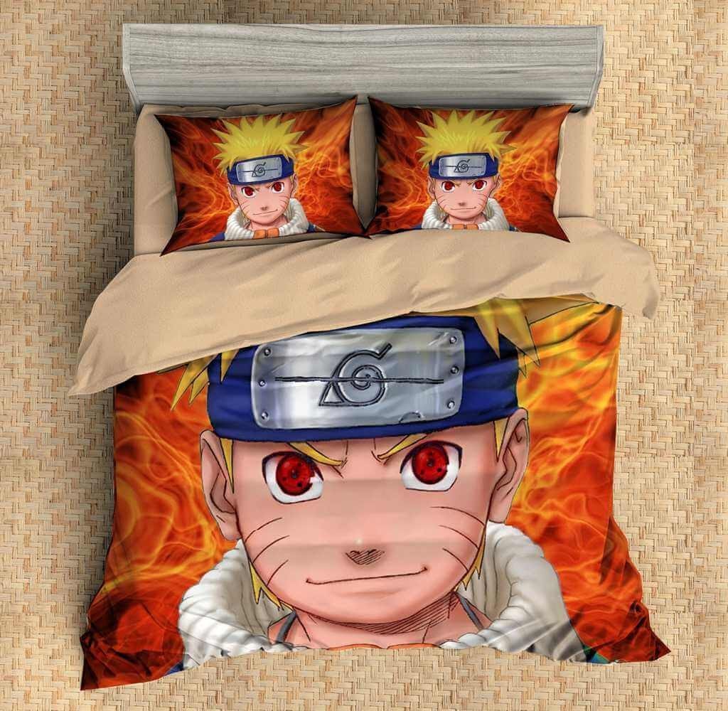 3D Naruto Duvet Cover Bedding Set