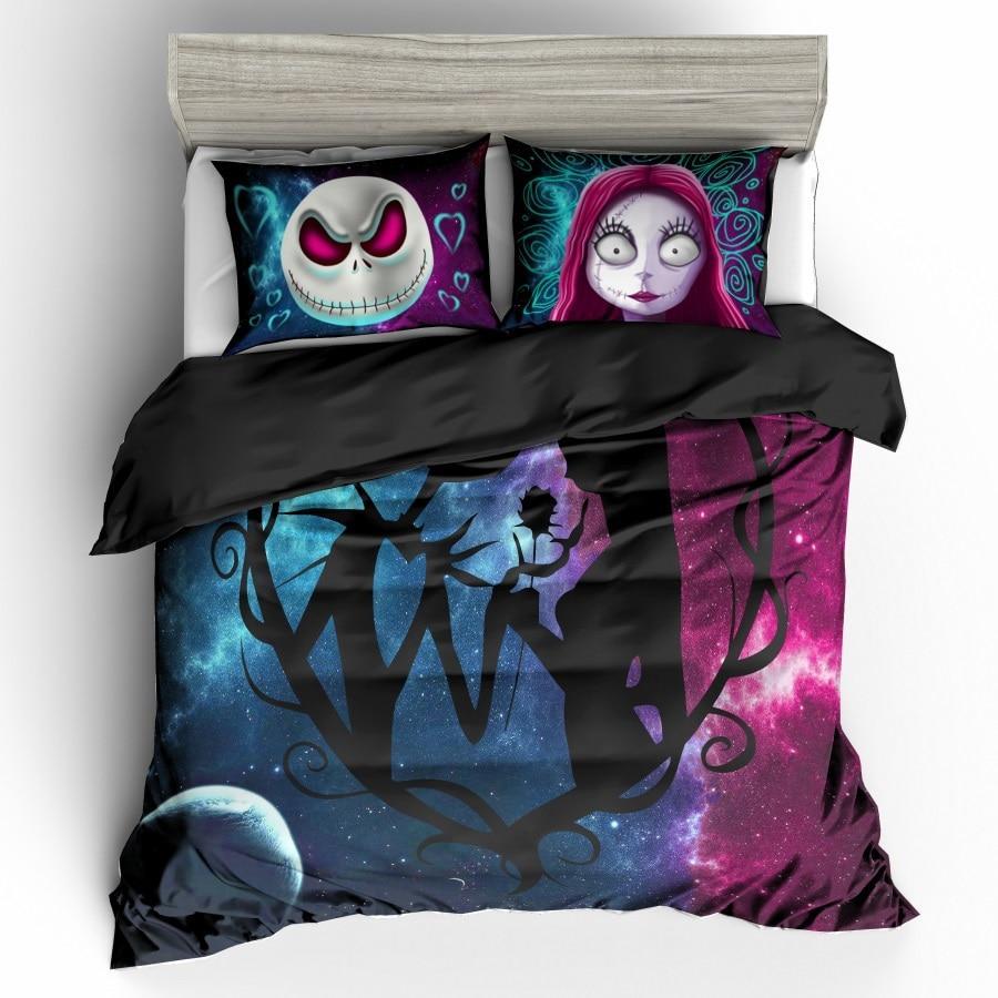 3D Nightmare Before Christmass 3D Customized Duvet Cover Bedding Set
