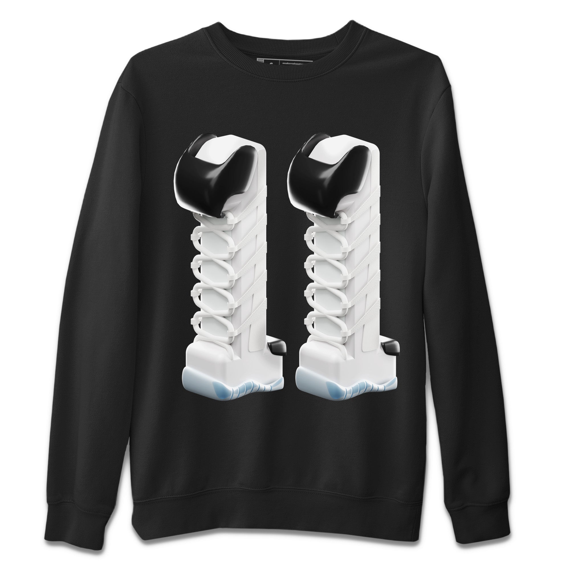 3D Number 11 Unisex Sweater – Air Jordan 11 Concord, Sneakers Matching Sweater