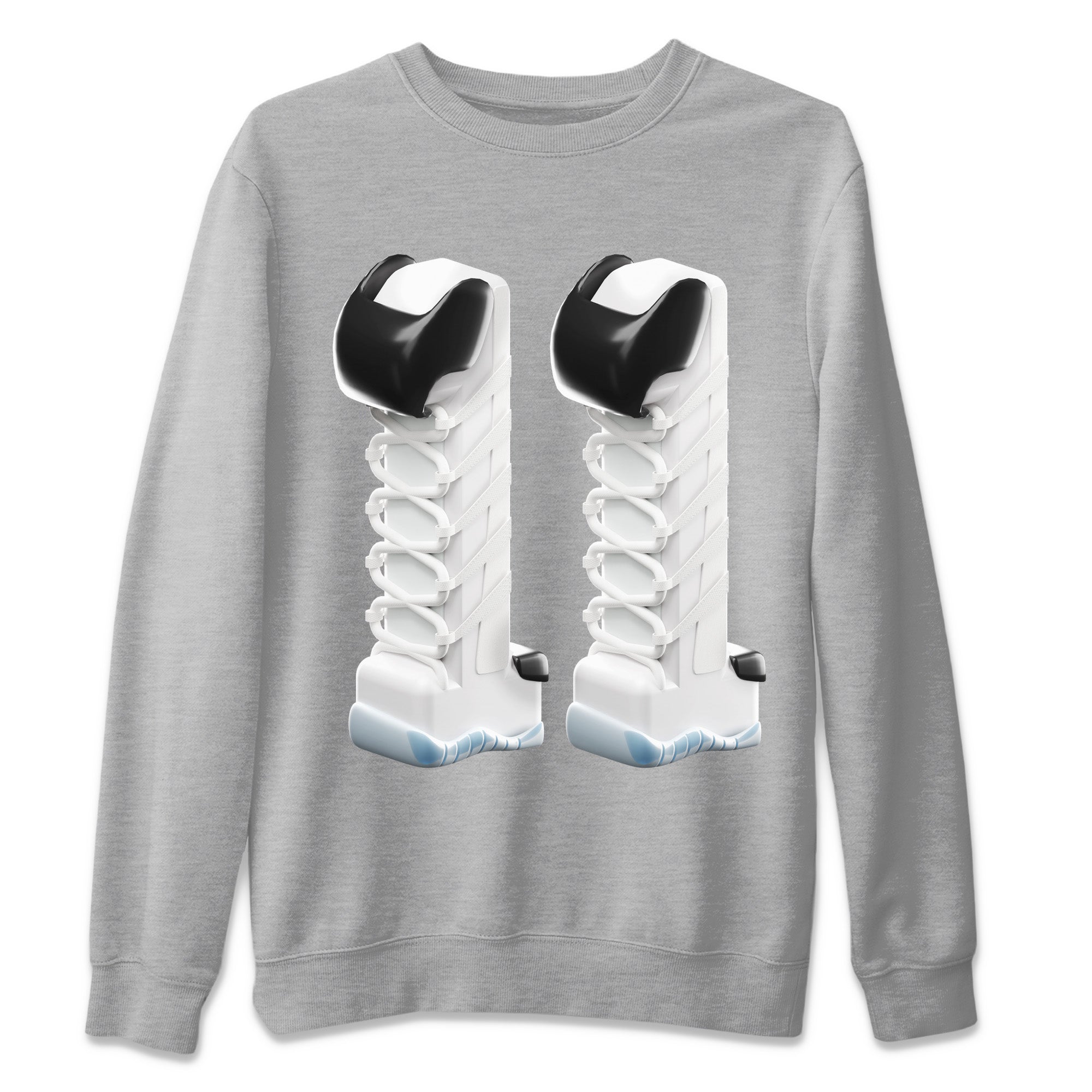 3D Number 11 Unisex Sweater – Air Jordan 11 Concord, Sneakers Matching Sweater