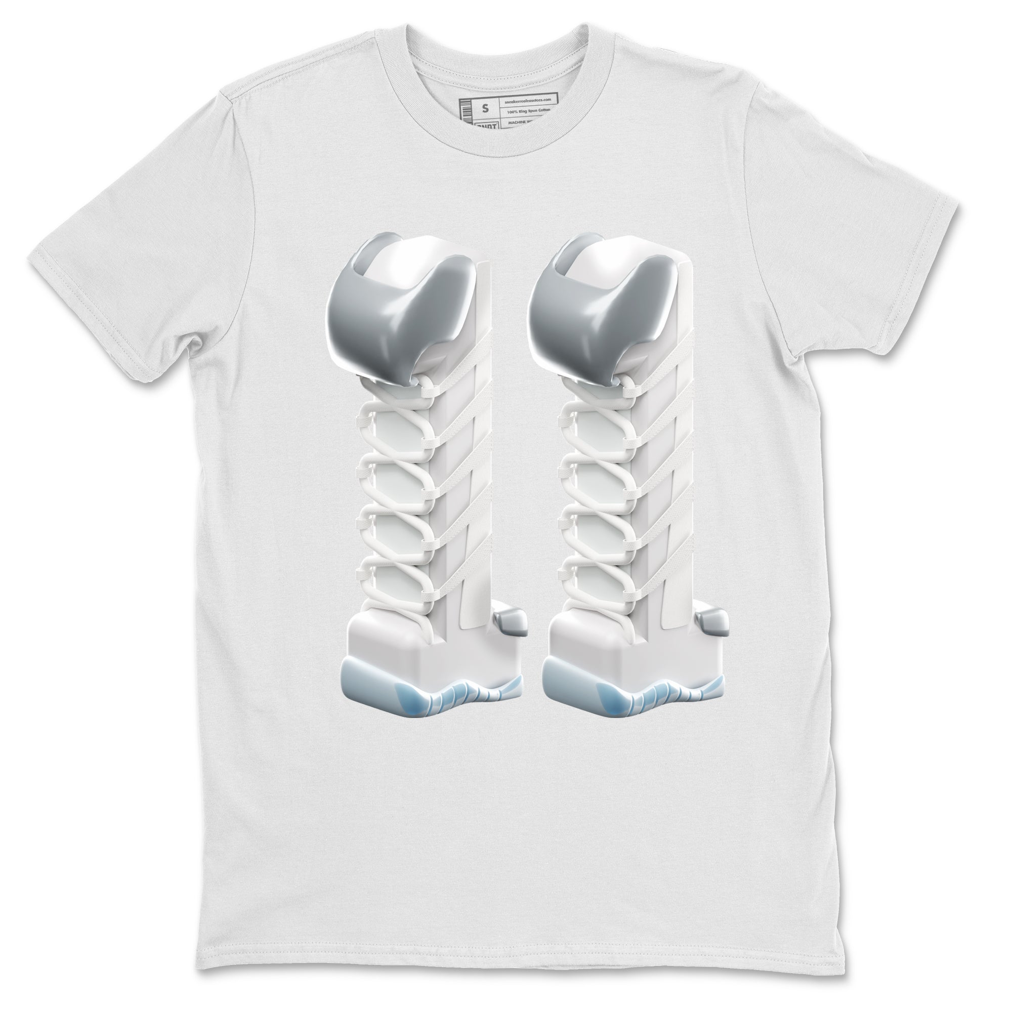 3D Number 11 Unisex Tshirt – Air Jordan 11 White Cement
