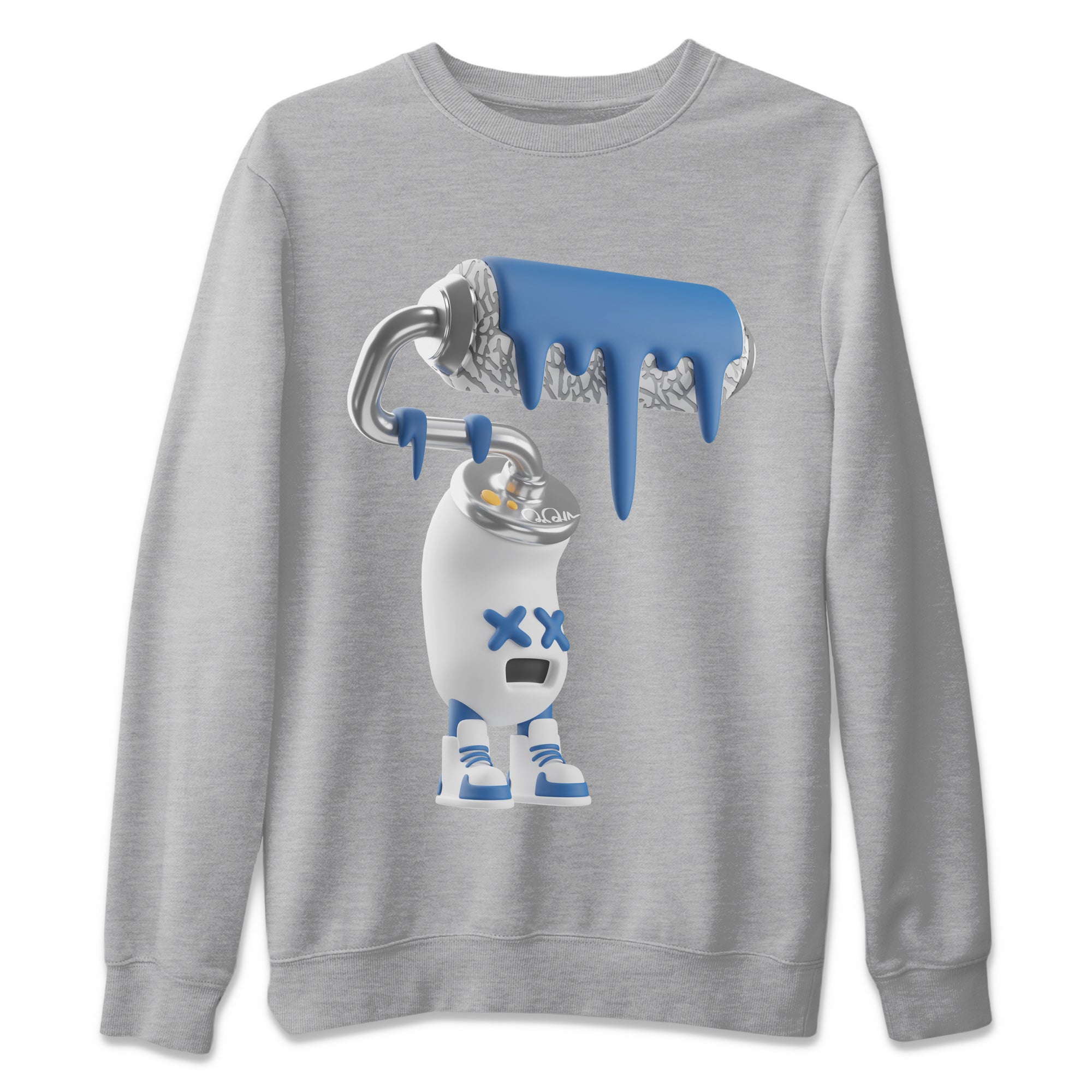 3D Paint Roller Unisex Sweater – Air Jordan 3 Wizards, Sneakers Matching Sweater