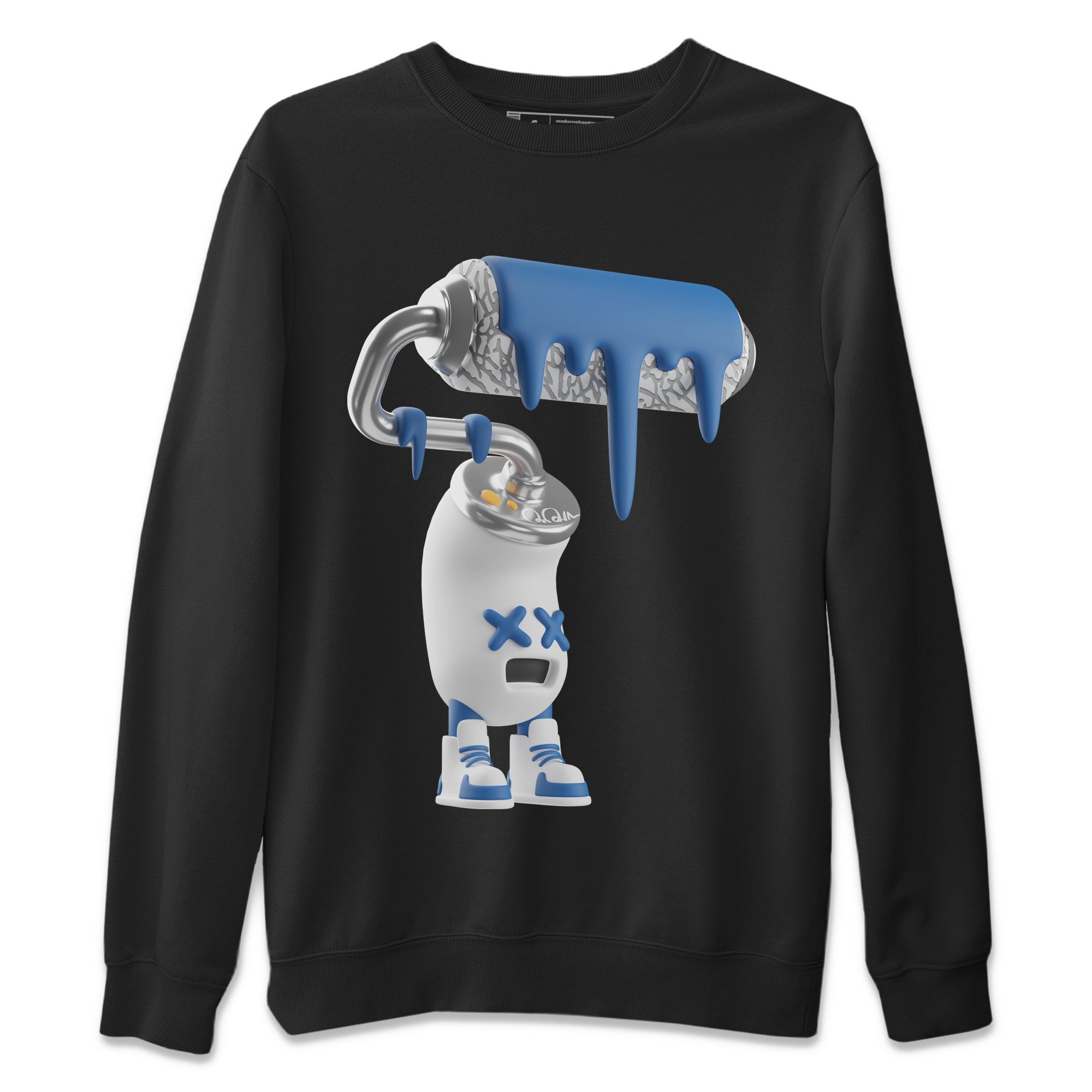 3D Paint Roller Unisex Sweater – Air Jordan 3 Wizards, Sneakers Matching Sweater