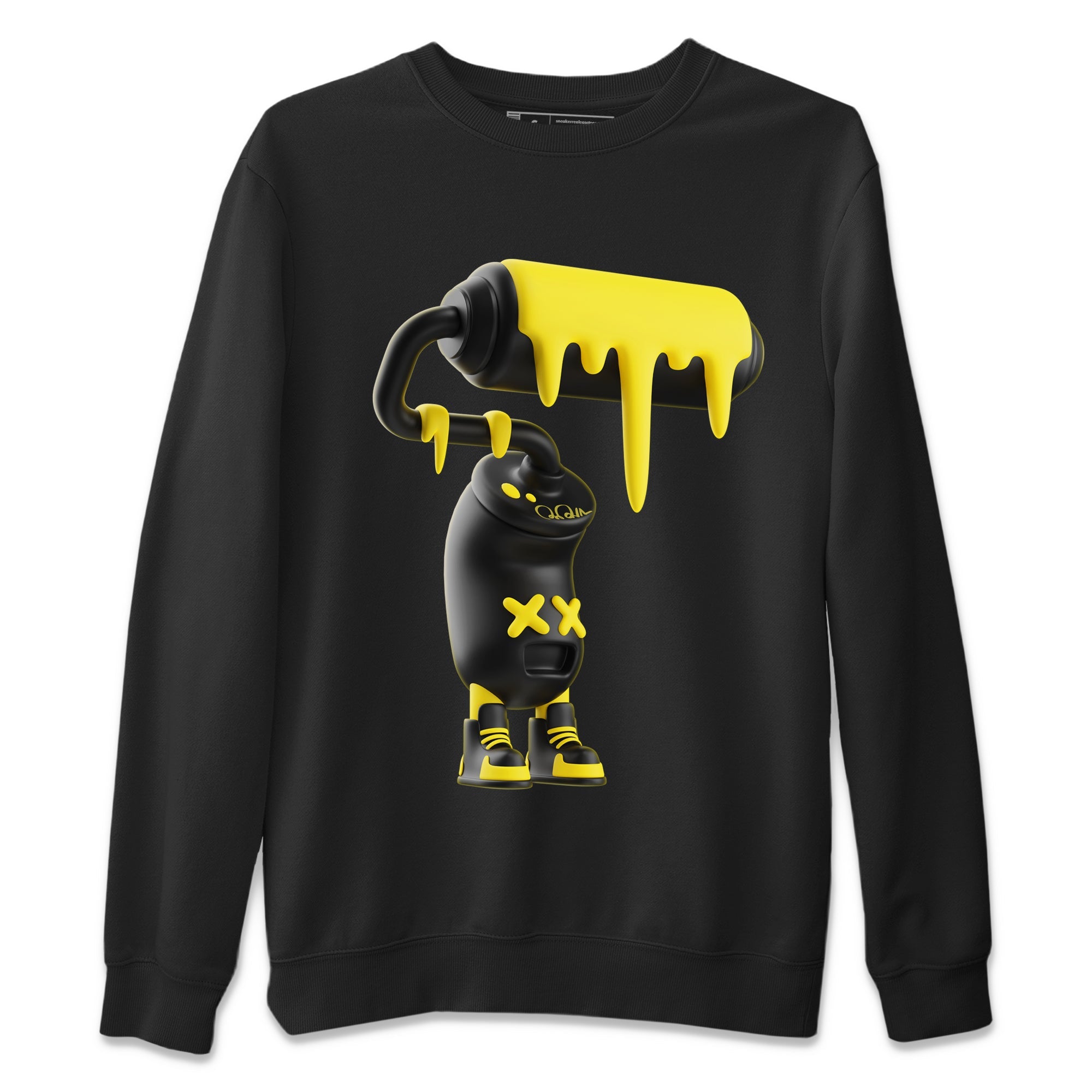 3D Paint Roller Unisex Sweater – Air Jordan 4 Thunder, Sneakers Matching Sweater