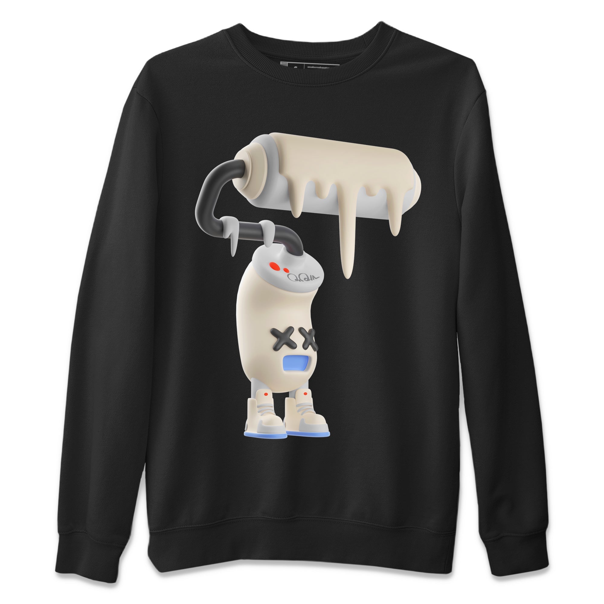 3D Paint Roller Unisex Sweater – Air Jordan 5 Craft, Sneakers Matching Sweater