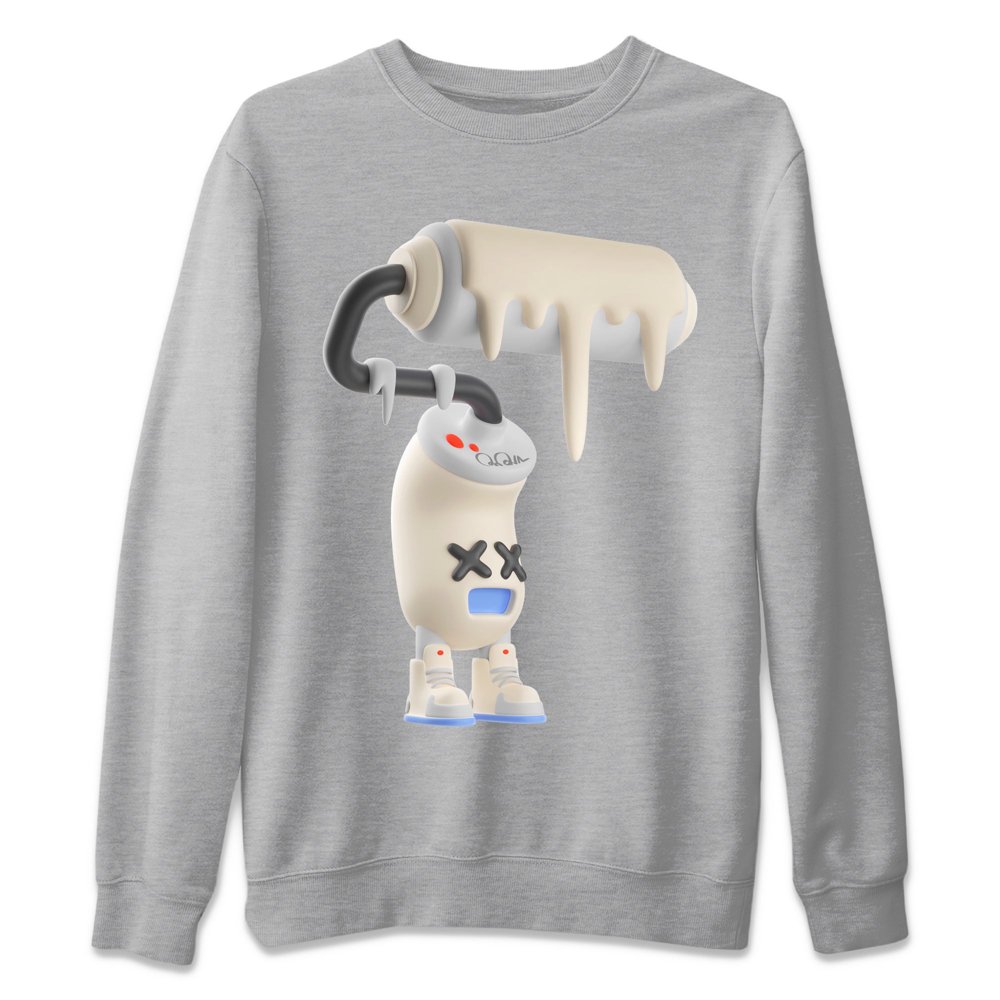 3D Paint Roller Unisex Sweater – Air Jordan 5 Craft, Sneakers Matching Sweater