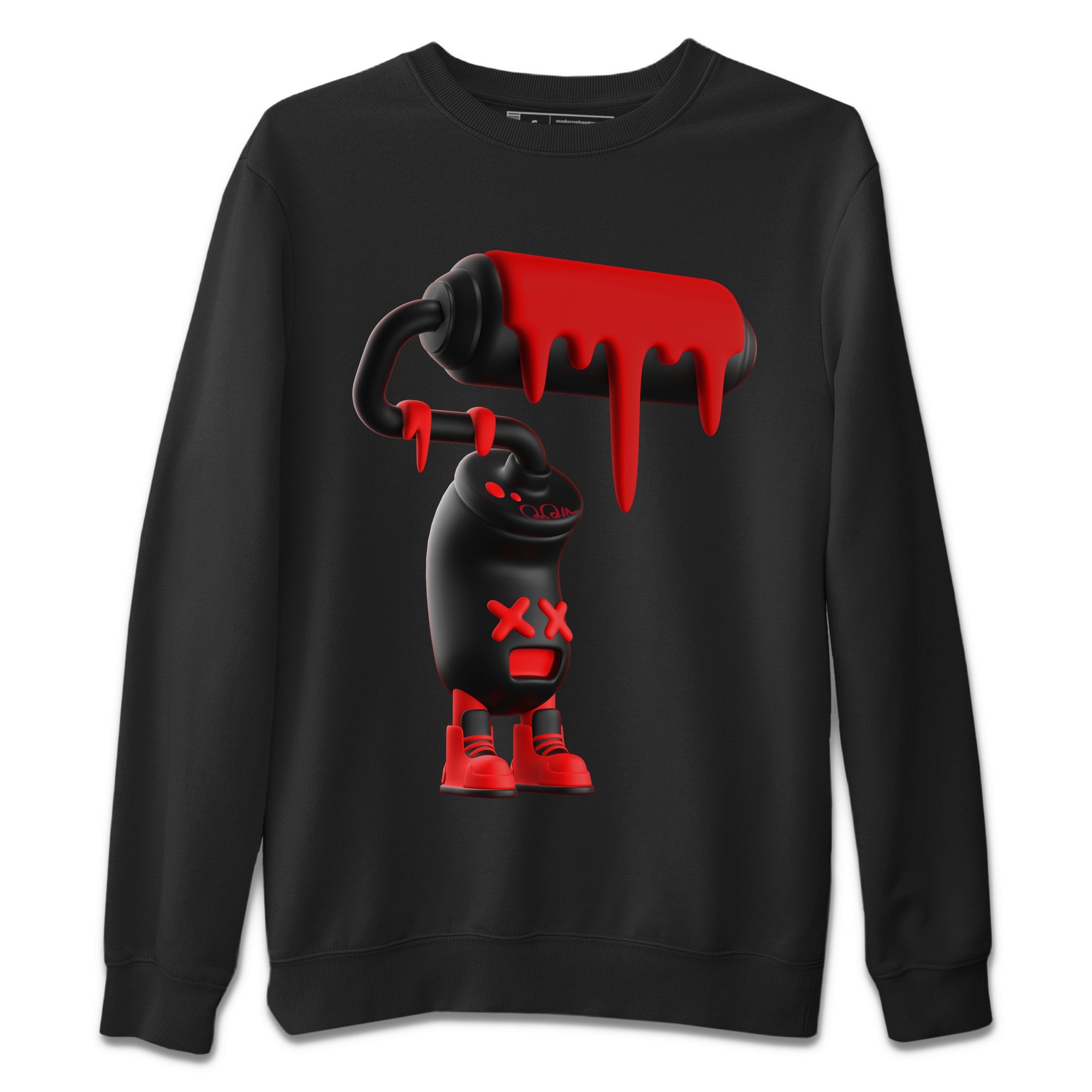 3D Paint Roller Unisex Sweater – Air Jordan 6 Toro Bravo, Sneakers Matching Sweater