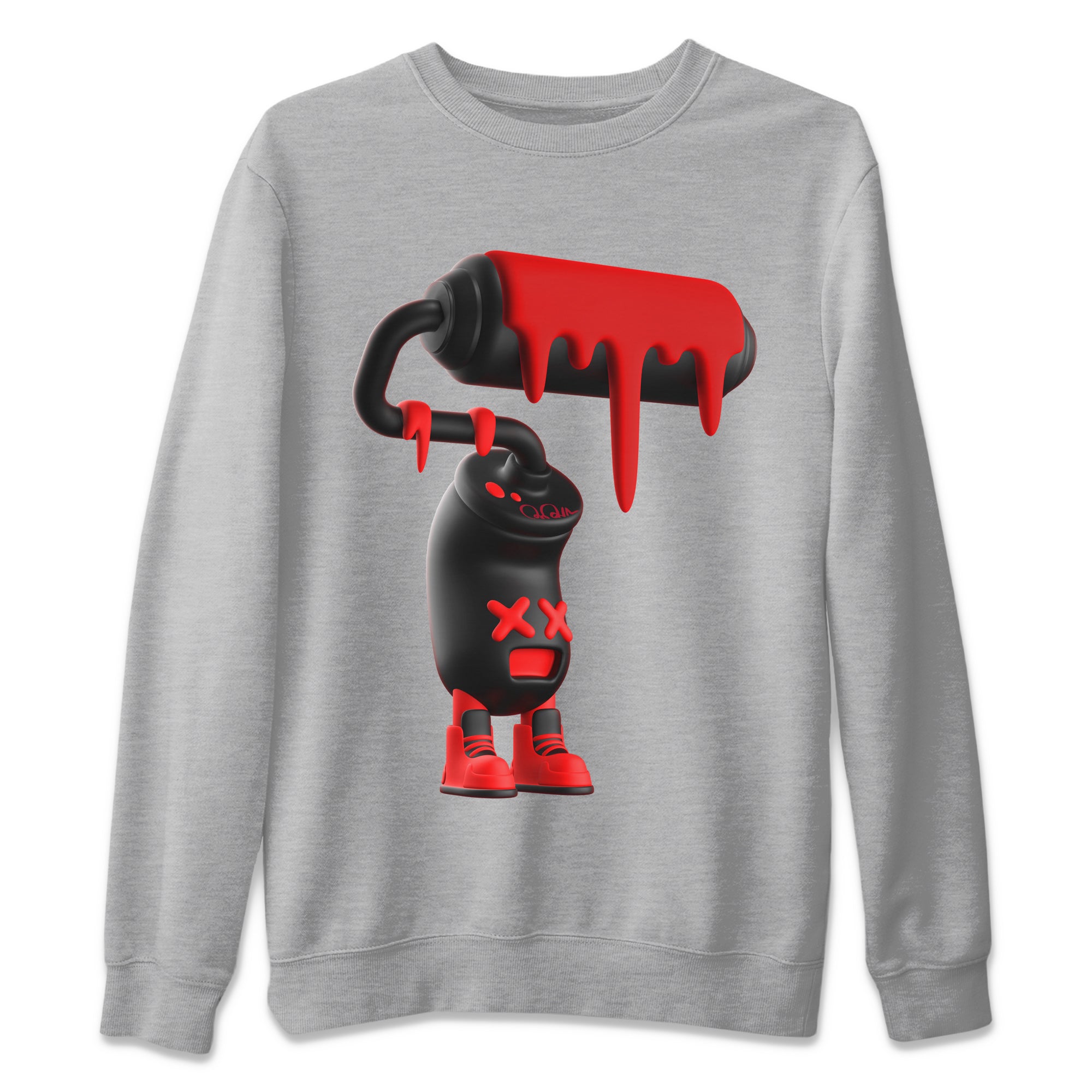 3D Paint Roller Unisex Sweater – Air Jordan 6 Toro Bravo, Sneakers Matching Sweater