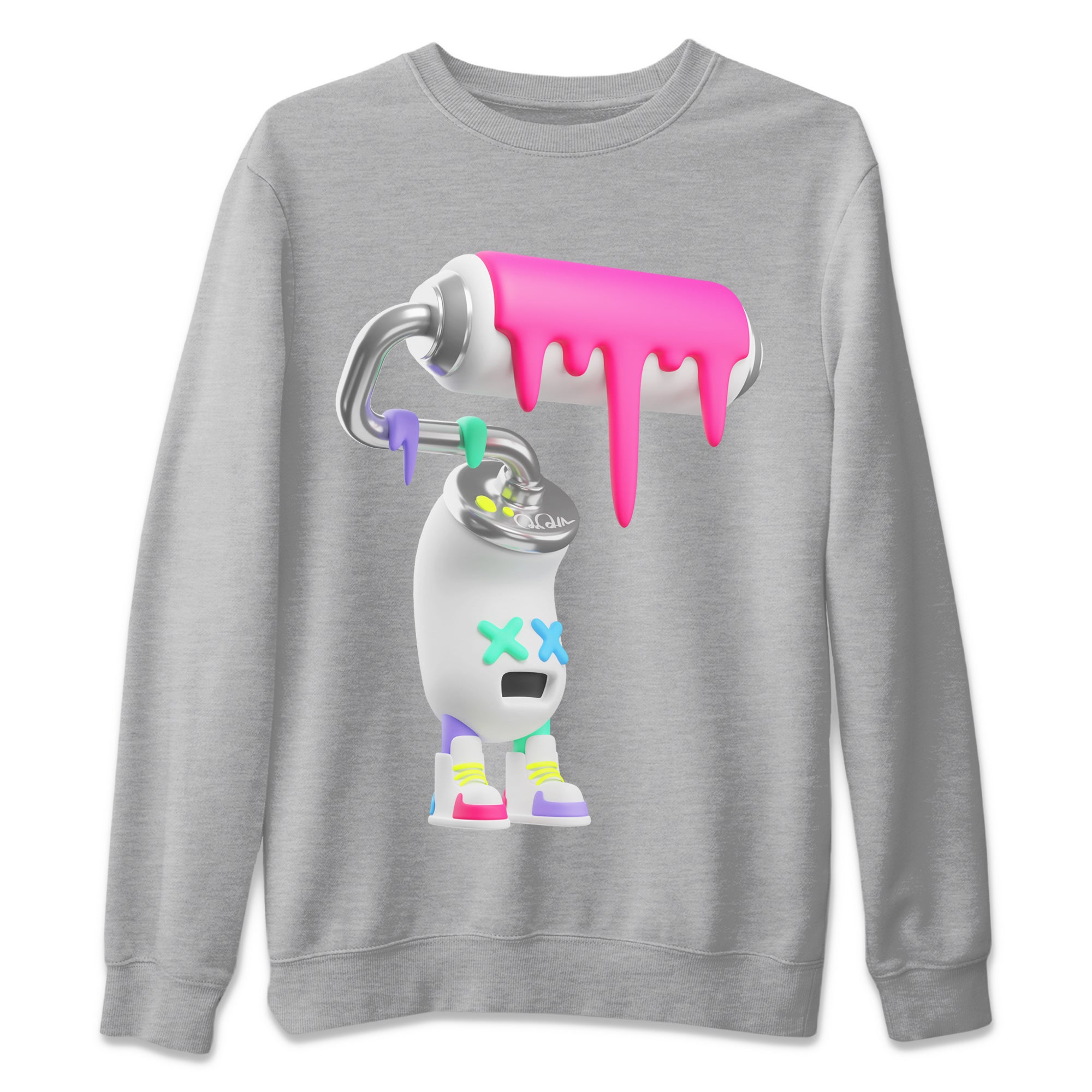 3D Paint Roller Unisex Sweater – Dunk Easter Candy, Sneakers Matching Sweater