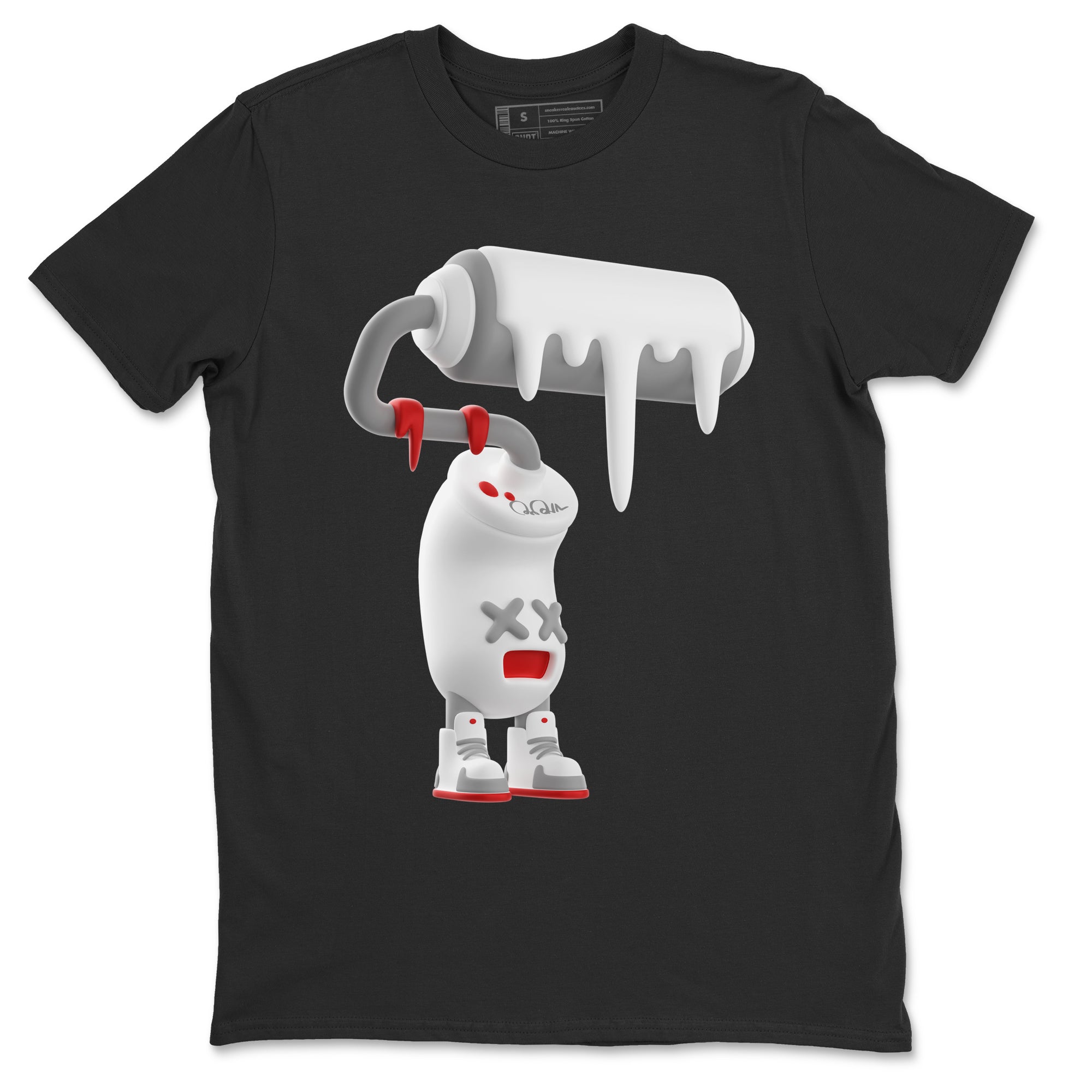 3D Paint Roller Unisex Tshirt – Air Jordan 13 Wolf Grey