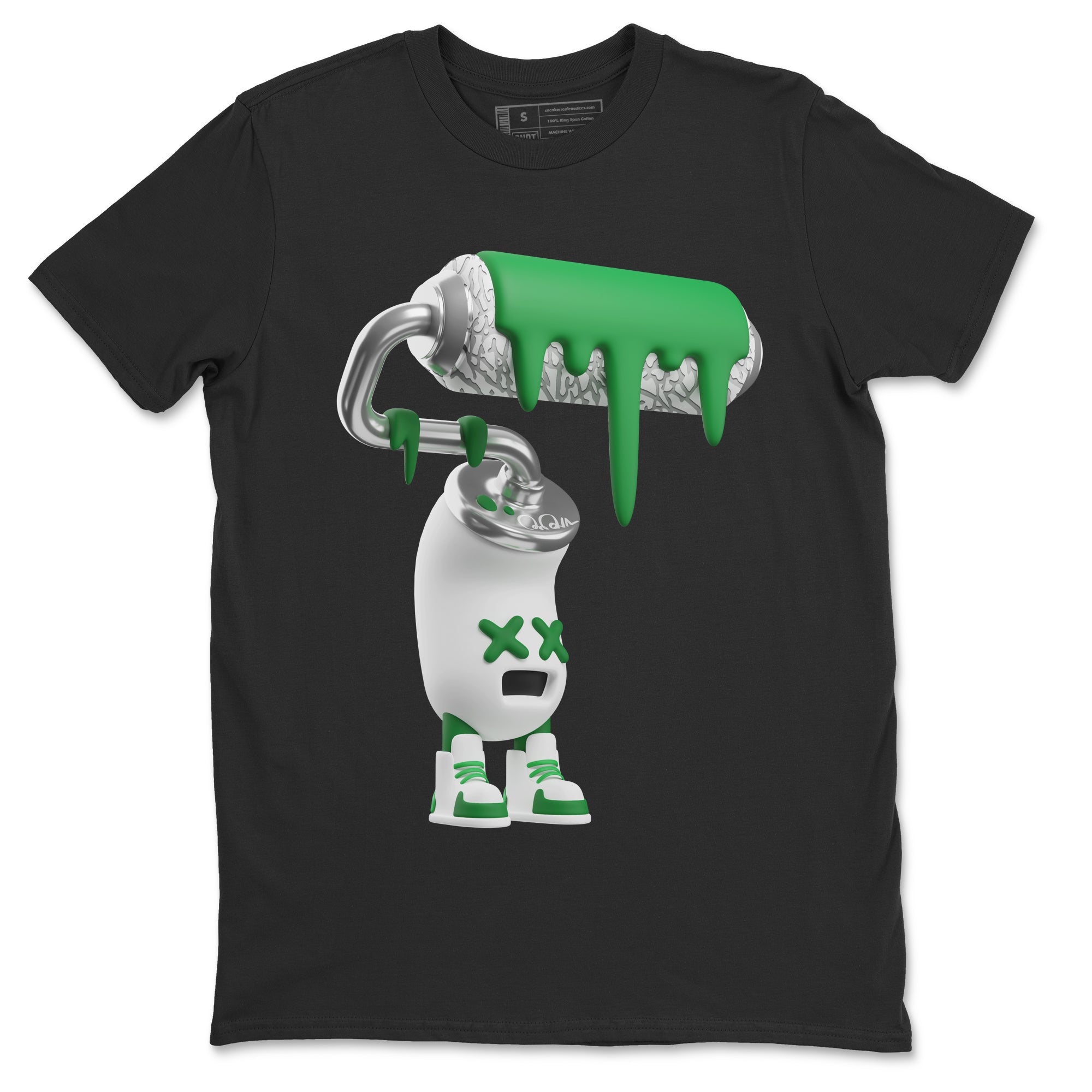 3D Paint Roller Unisex Tshirt – Air Jordan 3 Lucky Green