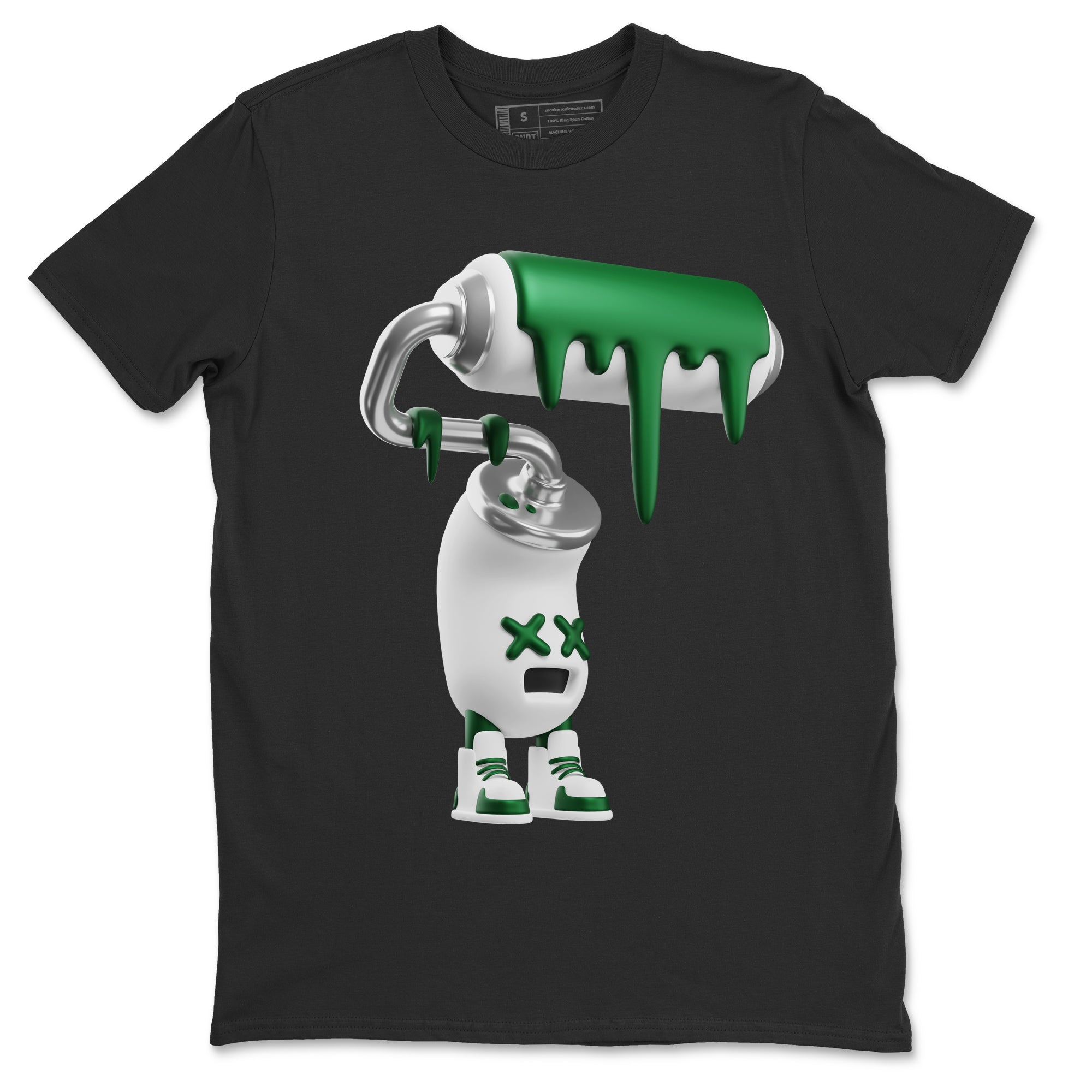 3D Paint Roller Unisex Tshirt – Air Jordan 4 Pine Green