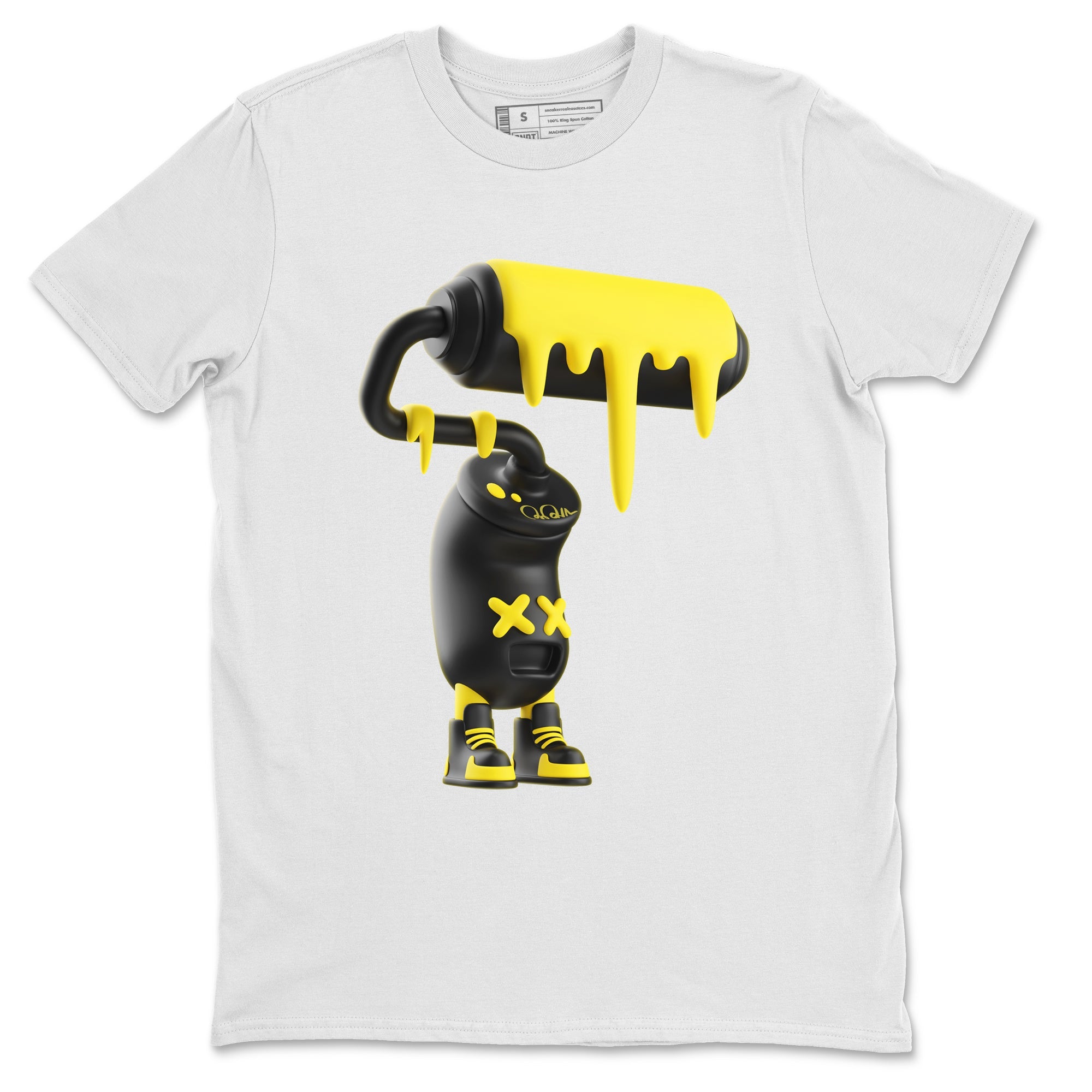 3D Paint Roller Unisex Tshirt – Air Jordan 4 Thunder