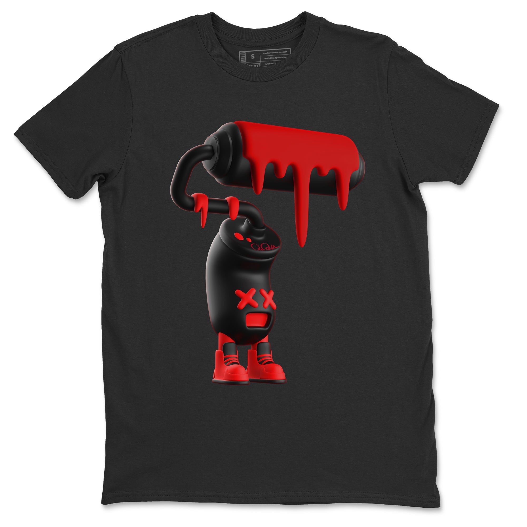 3D Paint Roller Unisex Tshirt – Air Jordan 6 Toro Bravo
