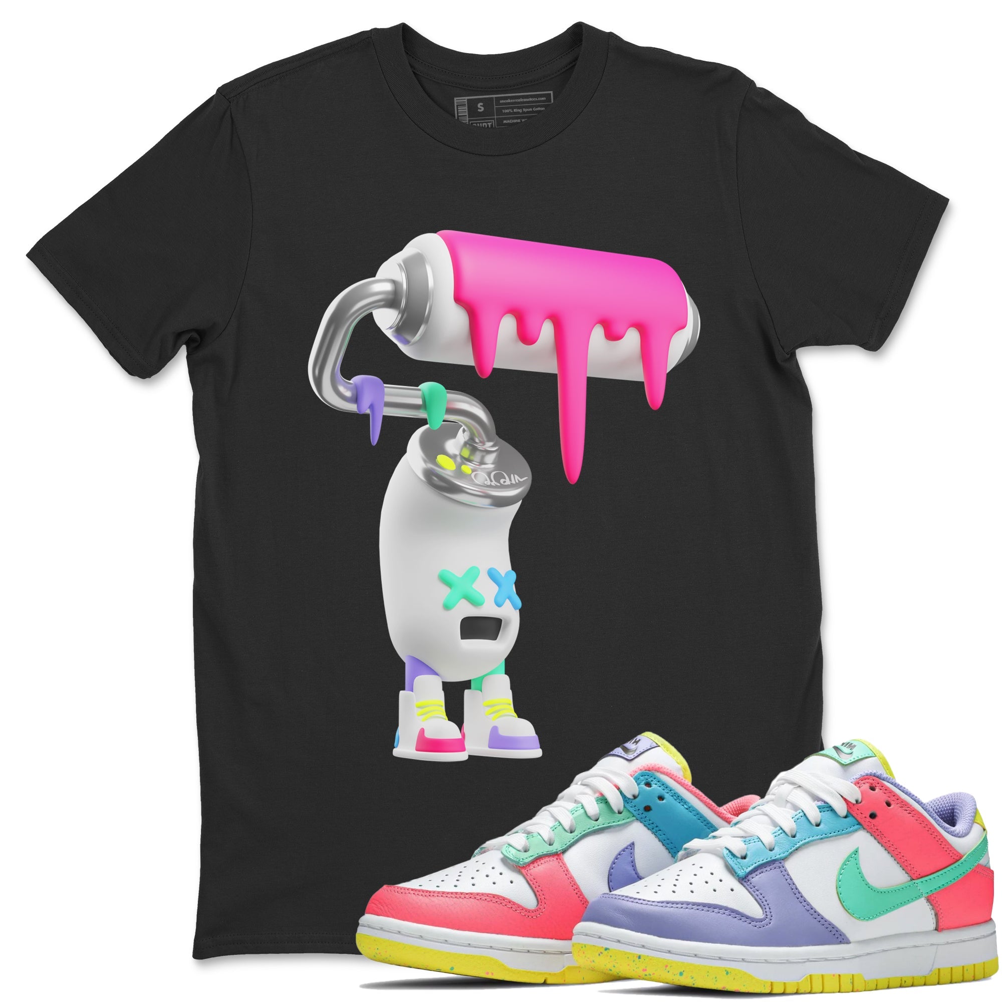 3D Paint Roller Unisex Tshirt – Dunk Easter Candy