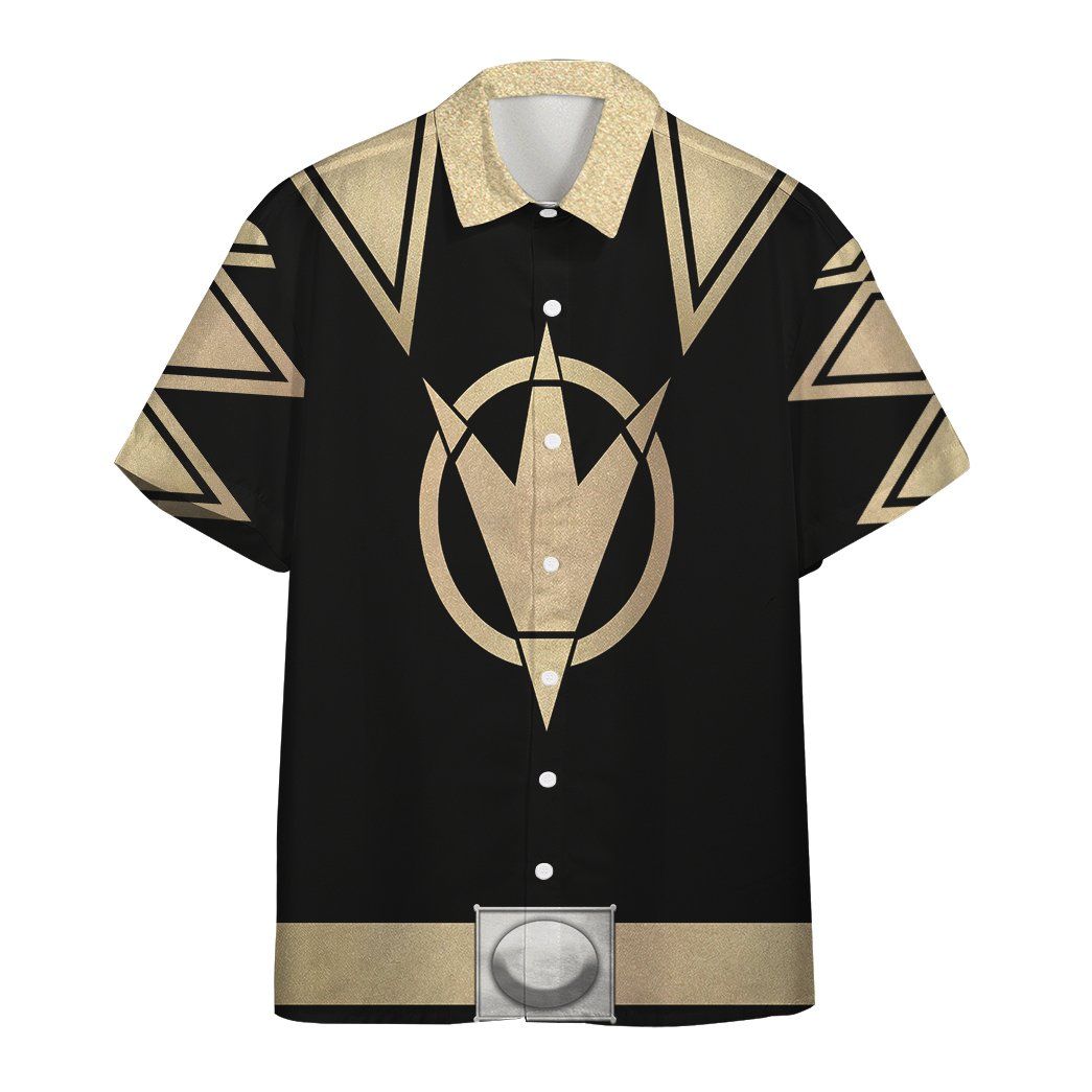 3D Power Ranger Black Dino Thunder Hawaii Shirt