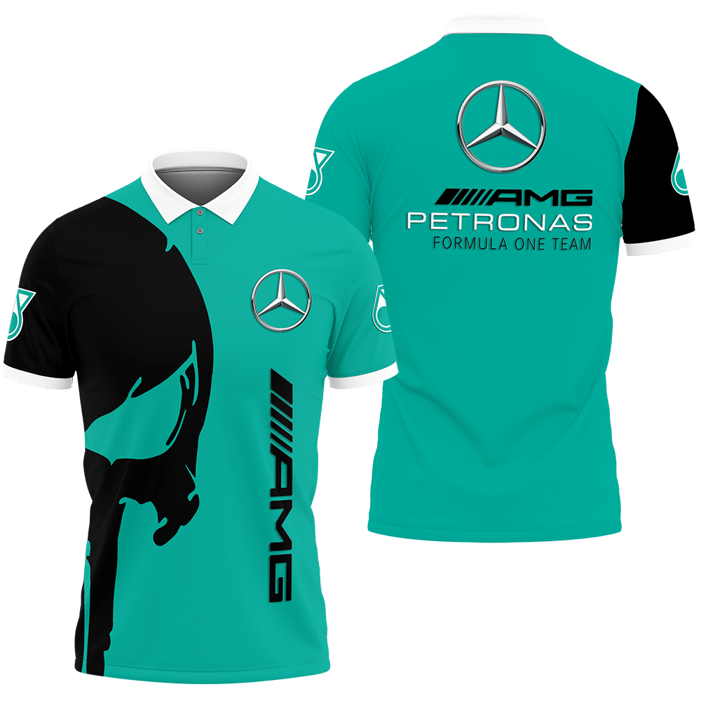 3D Printed Mercedes-Amg Petronas F1 Lph-Va Polo Shirt Ver 1 (Mint)