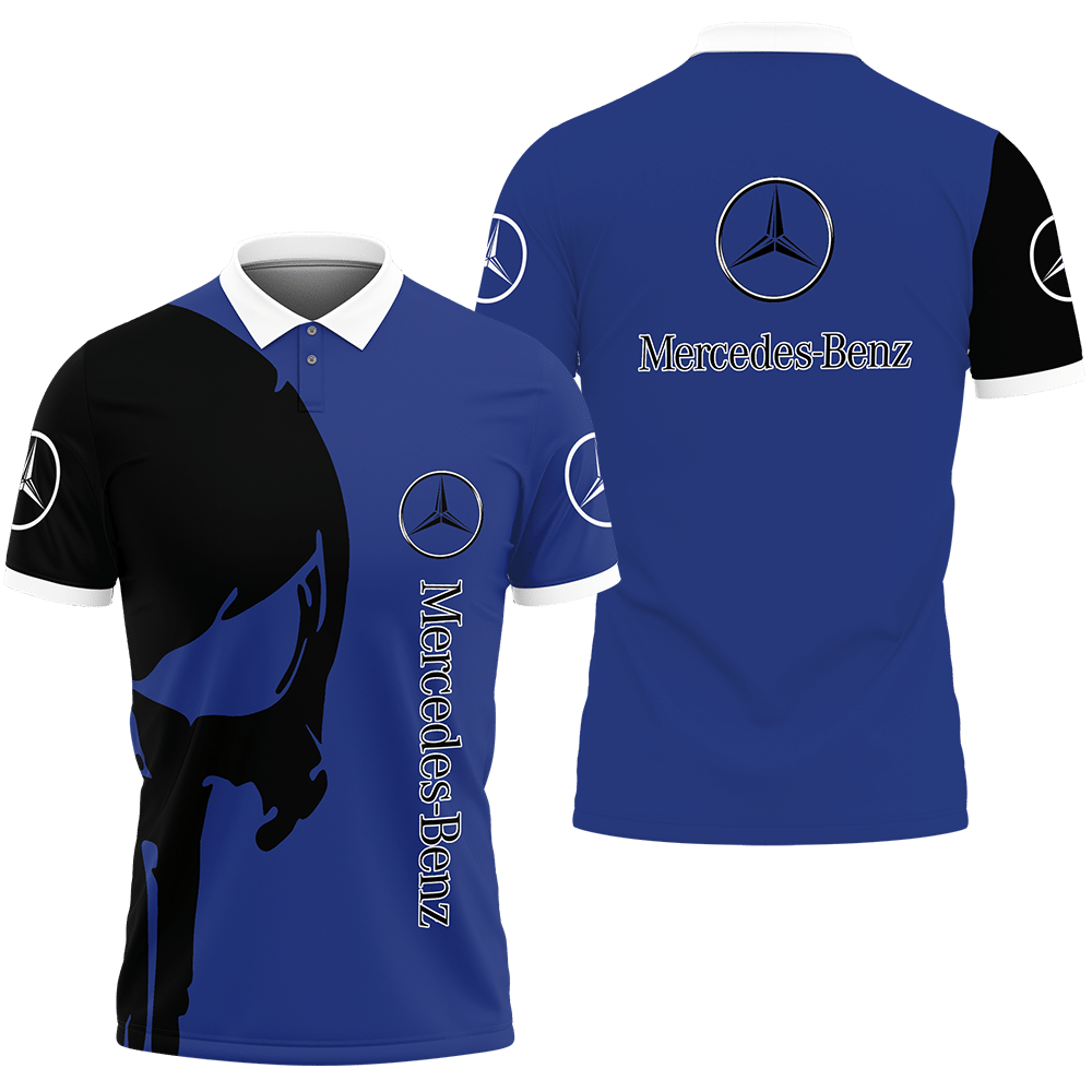 3D Printed Mercedes-Benz Lph-Lt Polo Shirt Ver 1 (Blue)
