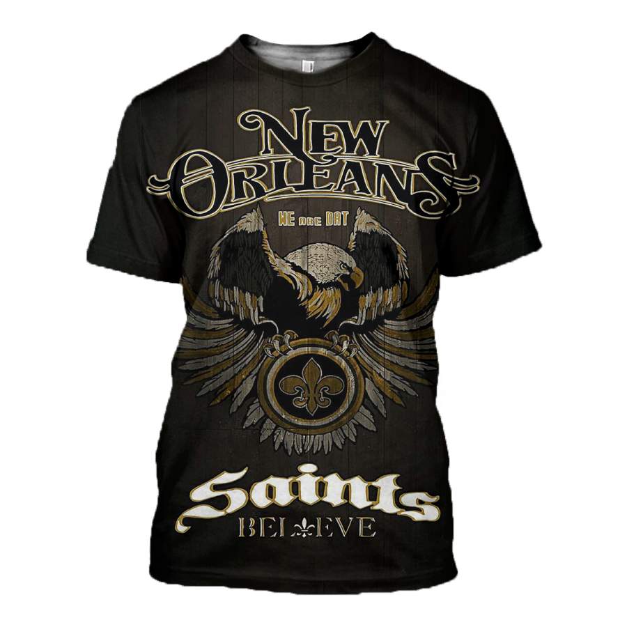 3D printed New Orleans Saints T-shirt