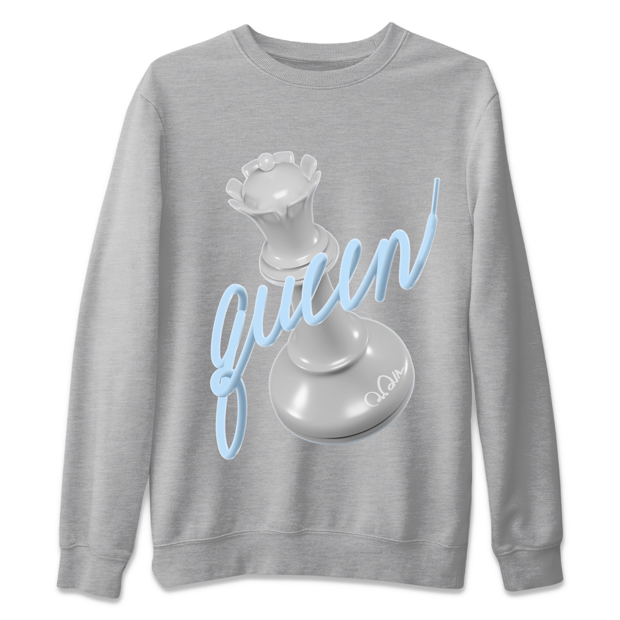 3D Queen Unisex Sweater – Air Jordan 11 White Cement, Sneakers Matching Sweater