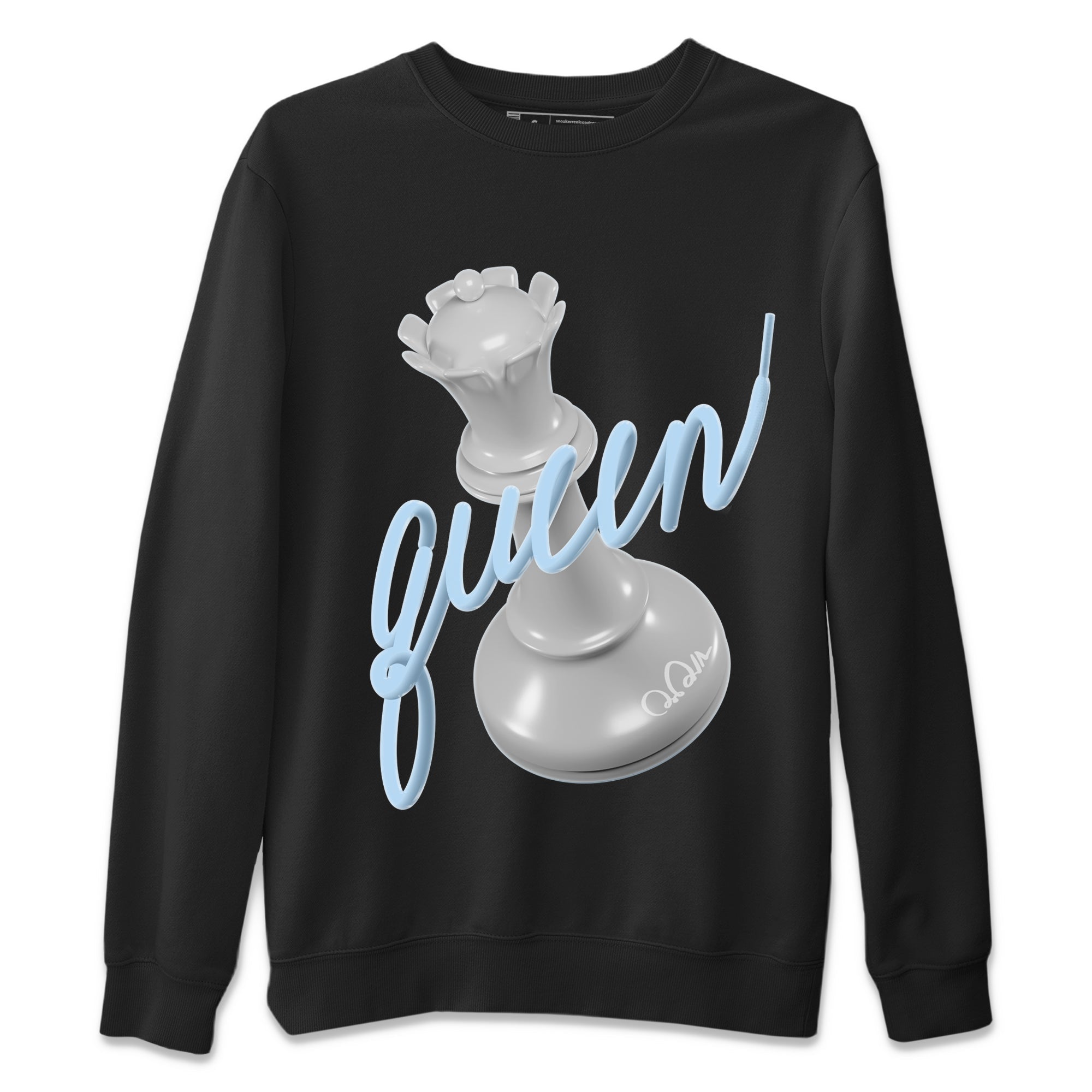 3D Queen Unisex Sweater – Air Jordan 11 White Cement, Sneakers Matching Sweater