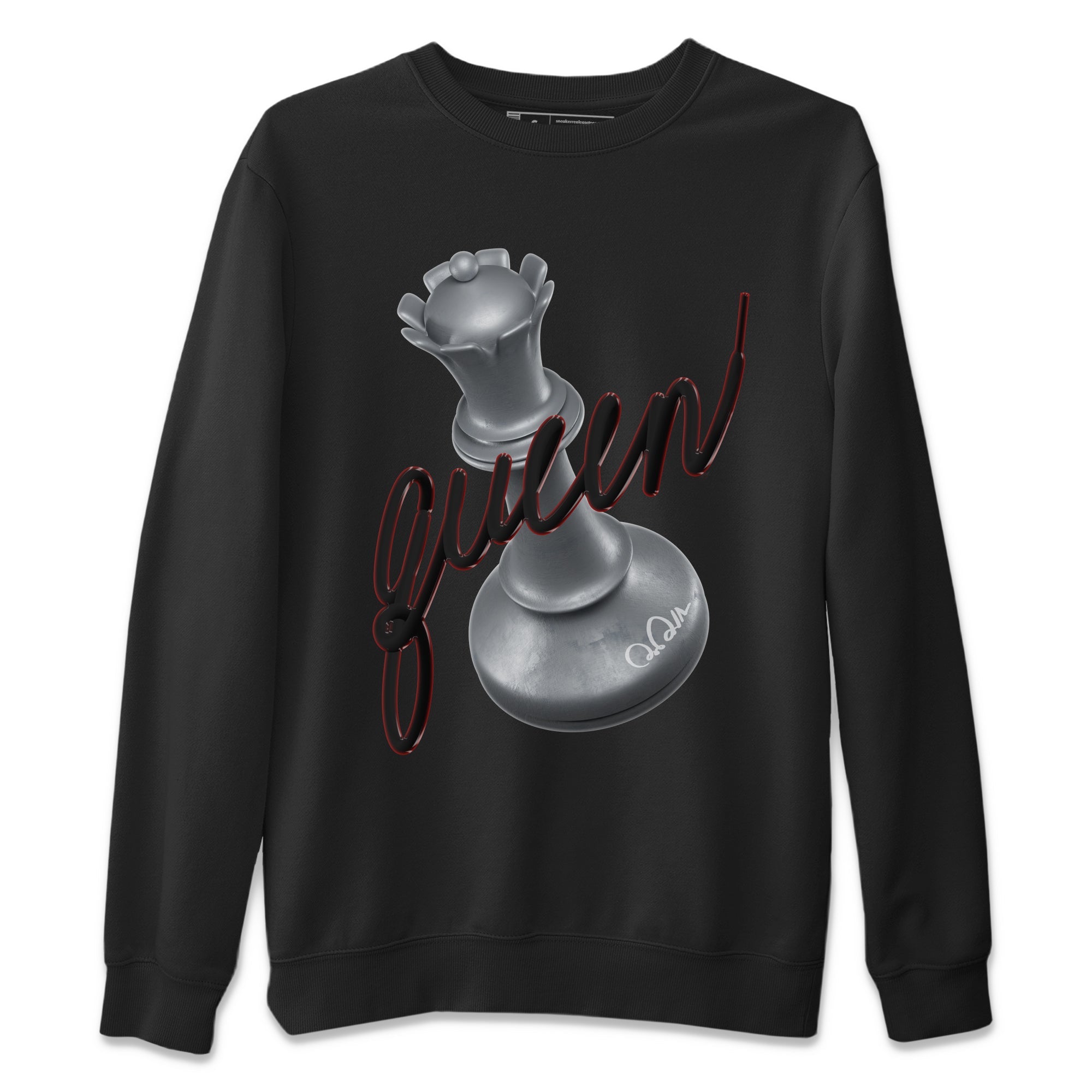 3D Queen Unisex Sweater – Air Jordan 14 Metallic Silver, Sneakers Matching Sweater