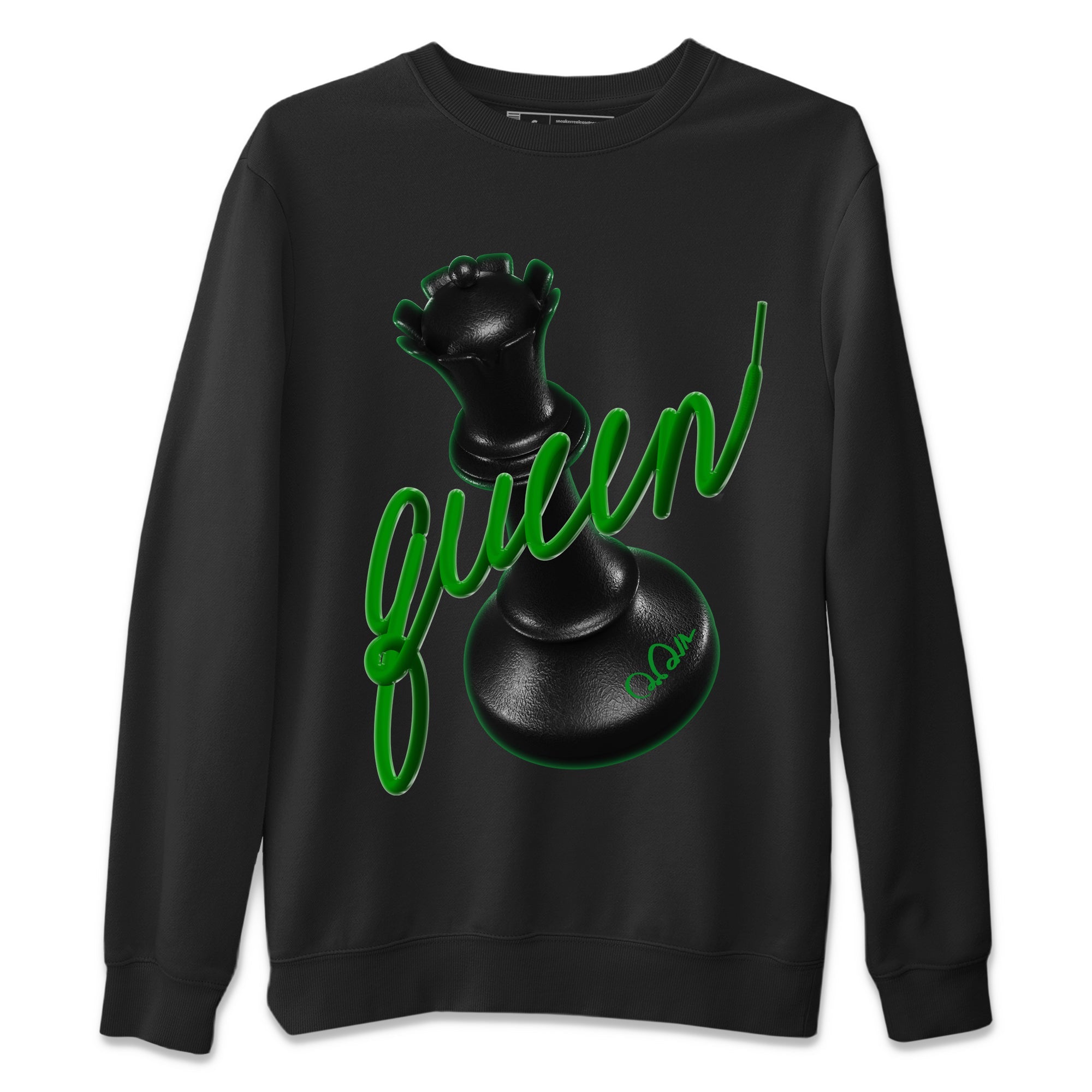3D Queen Unisex Sweater – Air Jordan 1 Celtics, Sneakers Matching Sweater