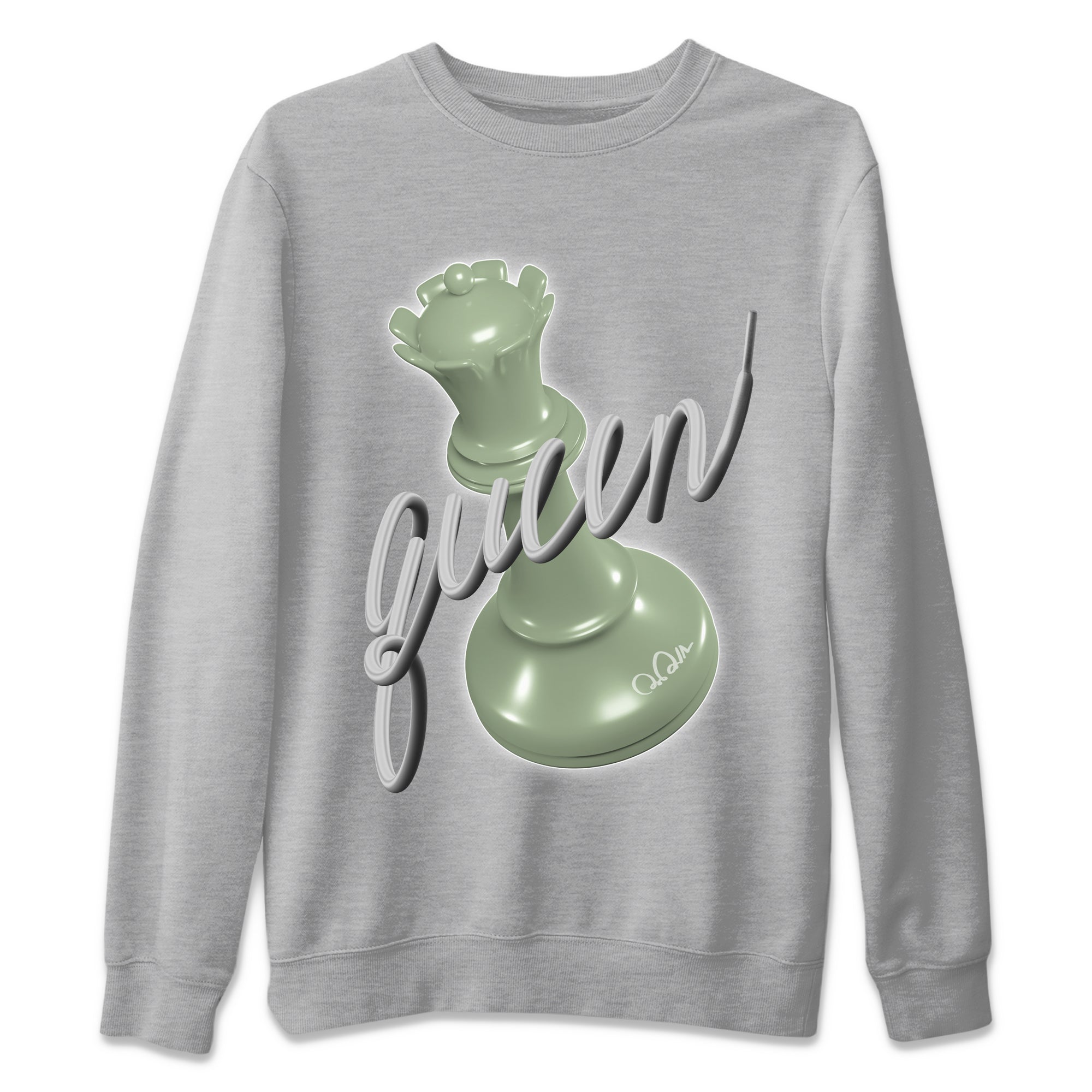 3D Queen Unisex Sweater – Air Jordan 4 Seafoam, Sneakers Matching Sweater