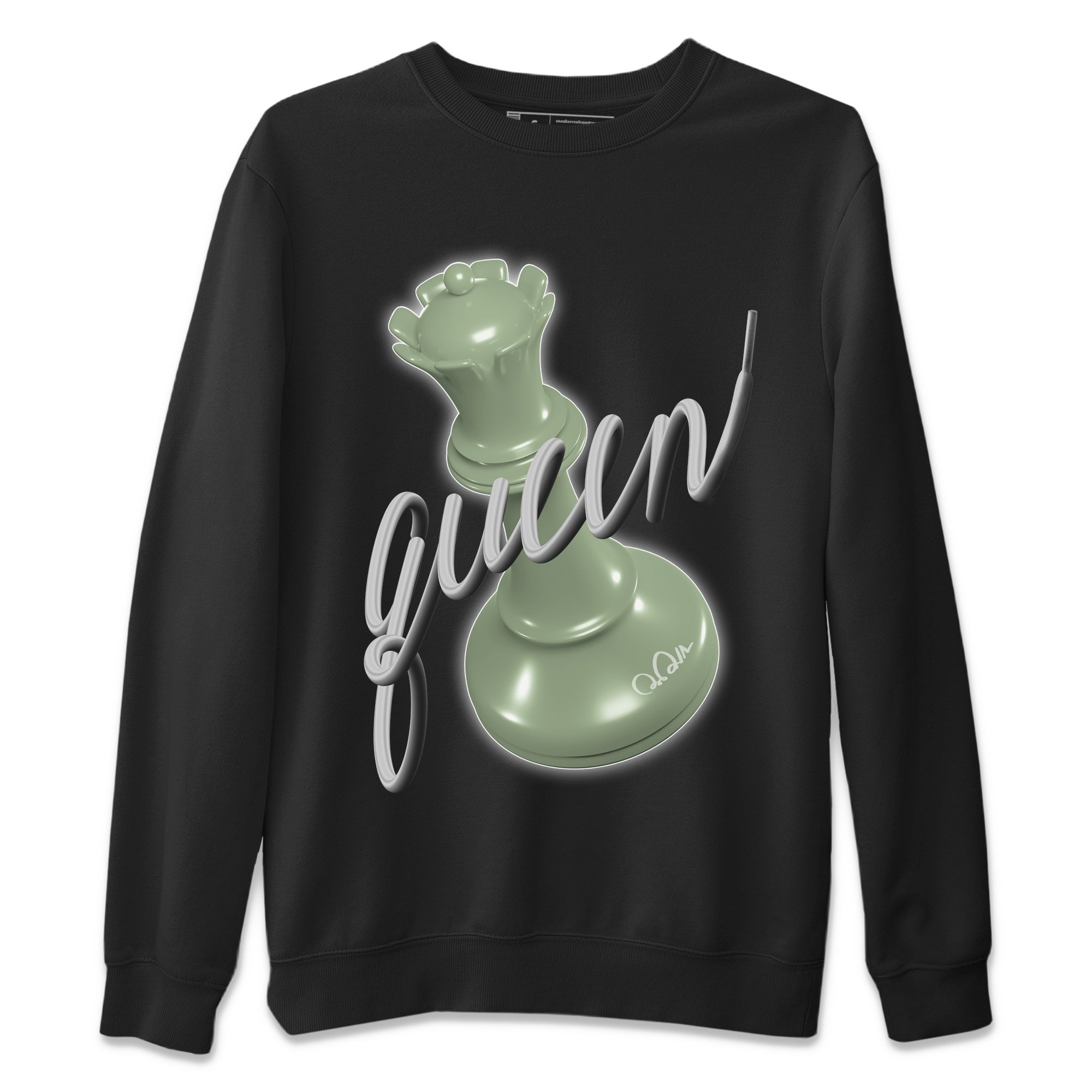 3D Queen Unisex Sweater – Air Jordan 4 Seafoam, Sneakers Matching Sweater