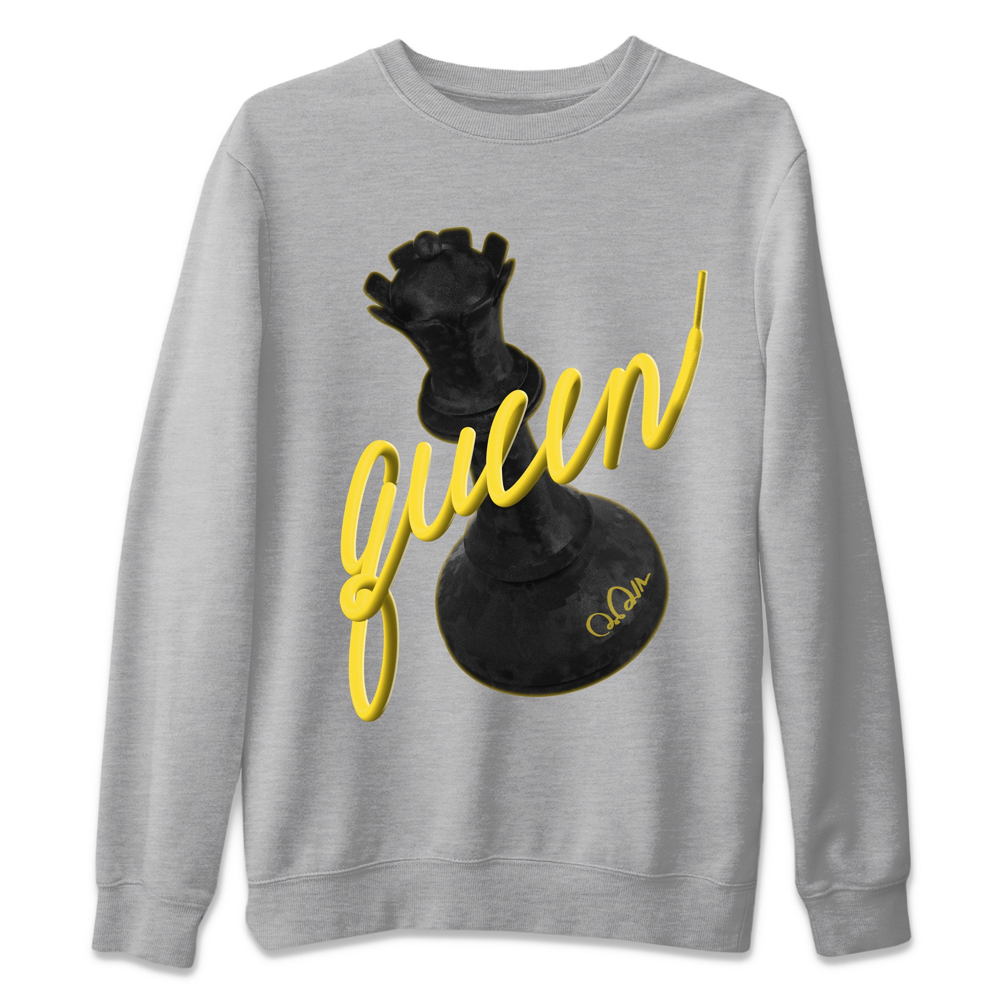 3D Queen Unisex Sweater – Air Jordan 4 Thunder, Sneakers Matching Sweater