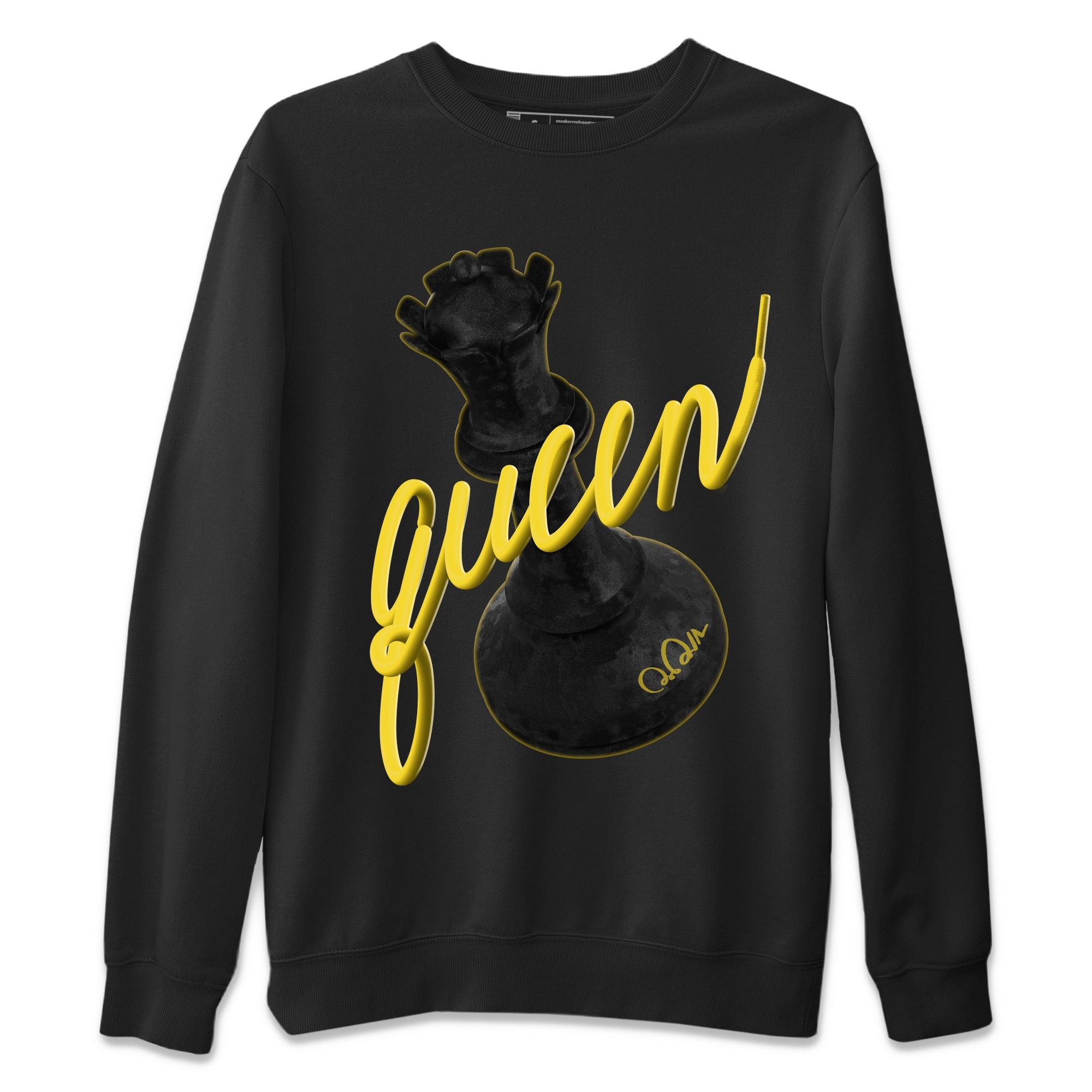 3D Queen Unisex Sweater – Air Jordan 4 Thunder, Sneakers Matching Sweater