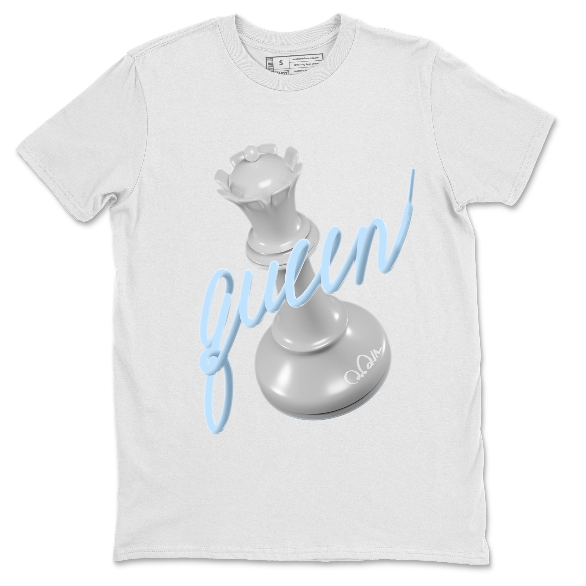 3D Queen Unisex Tshirt – Air Jordan 11 White Cement
