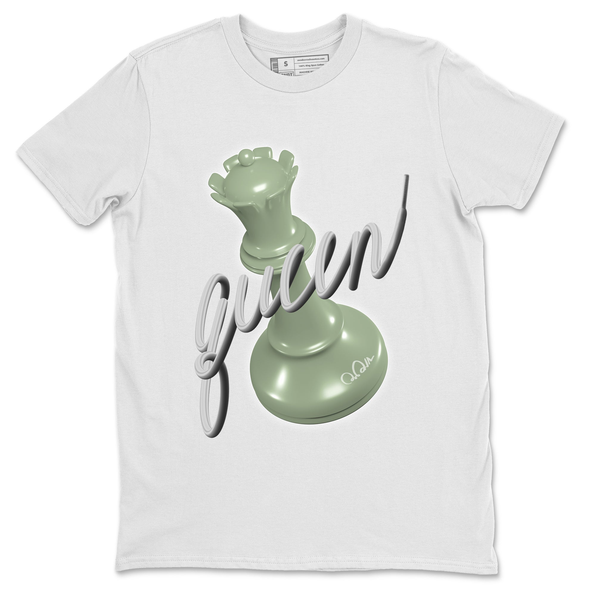 3D Queen Unisex Tshirt – Air Jordan 4 Seafoam