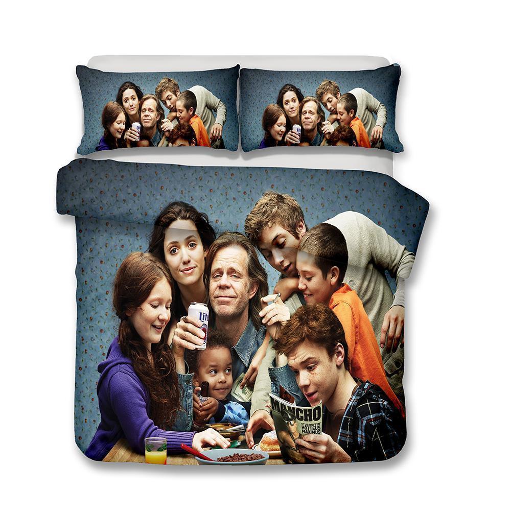 3D Tv Showtime Shameless Gallagher Home Printed Cover Frank Carl Gallagher Duvet Cover Bedding Set